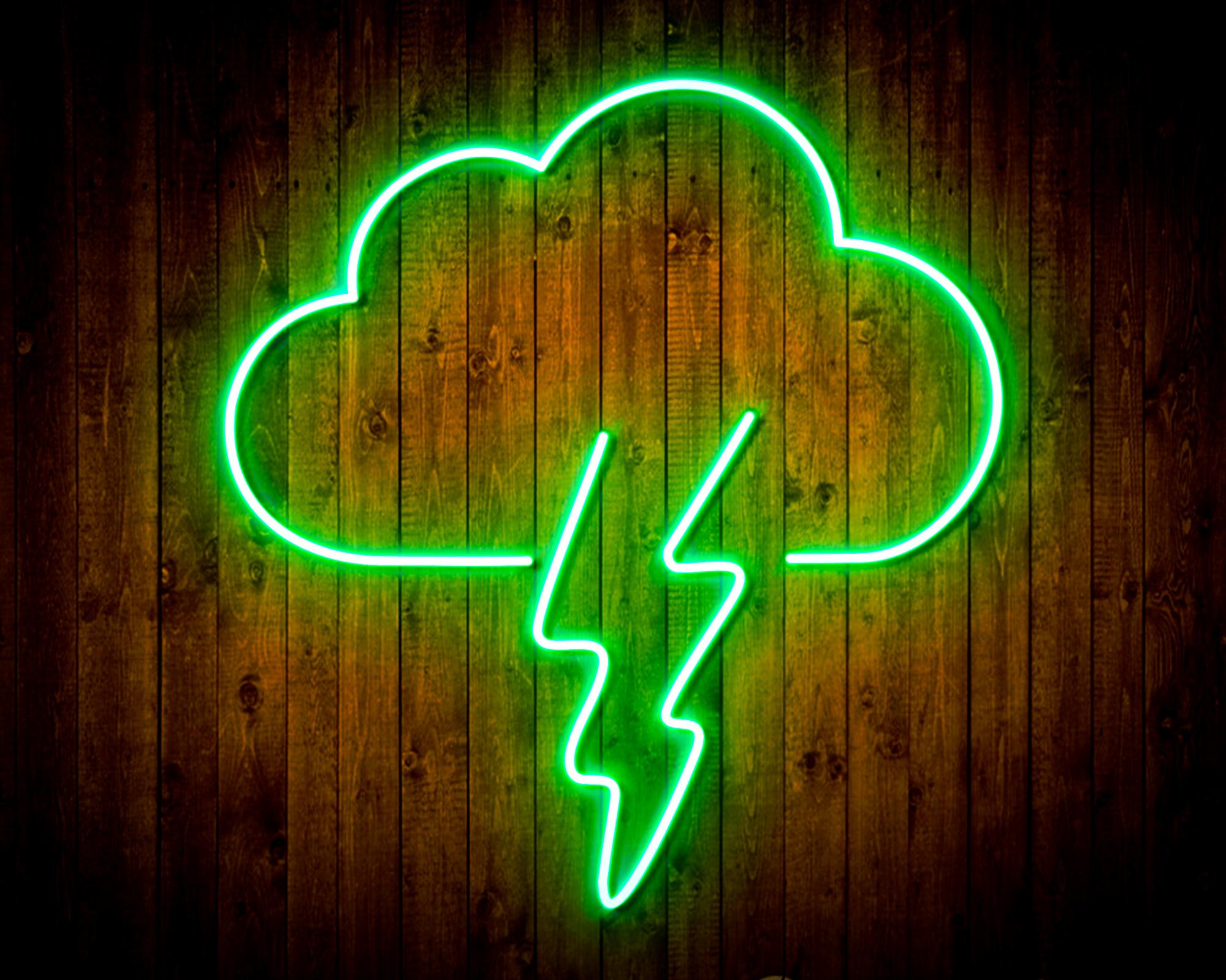 Cloud and Thunder LED Neon Sign