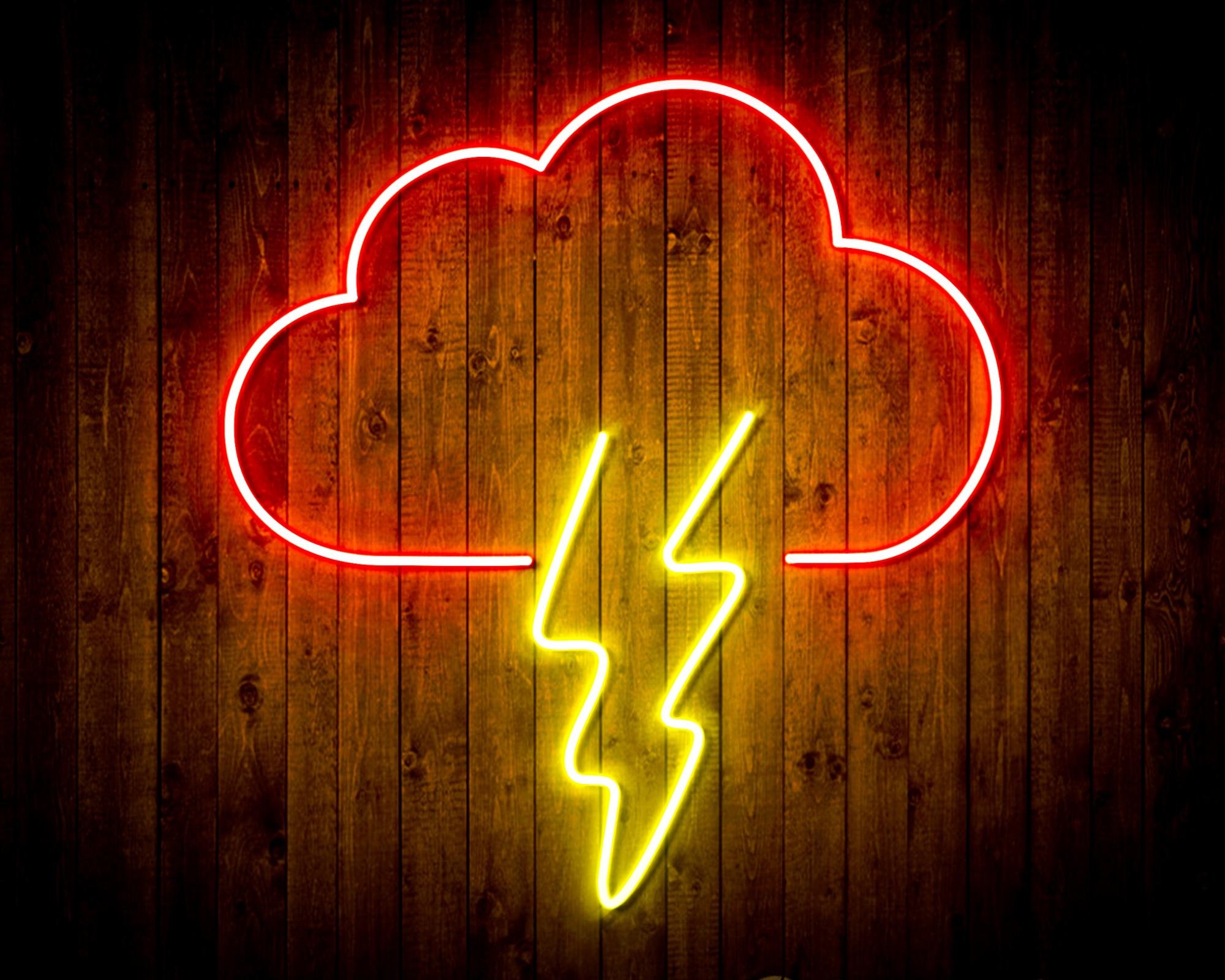 Cloud and Thunder LED Neon Sign