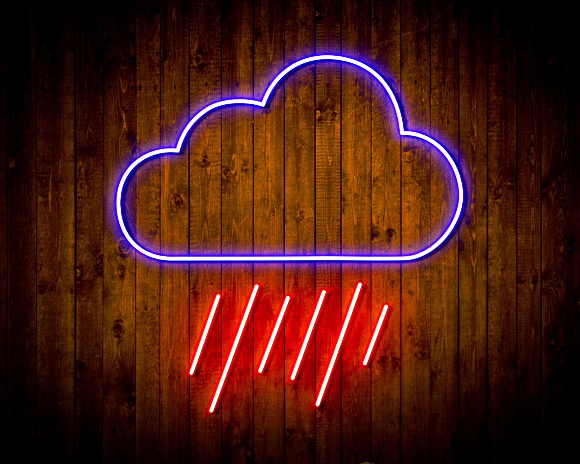 Cloud and Raining LED Neon Sign