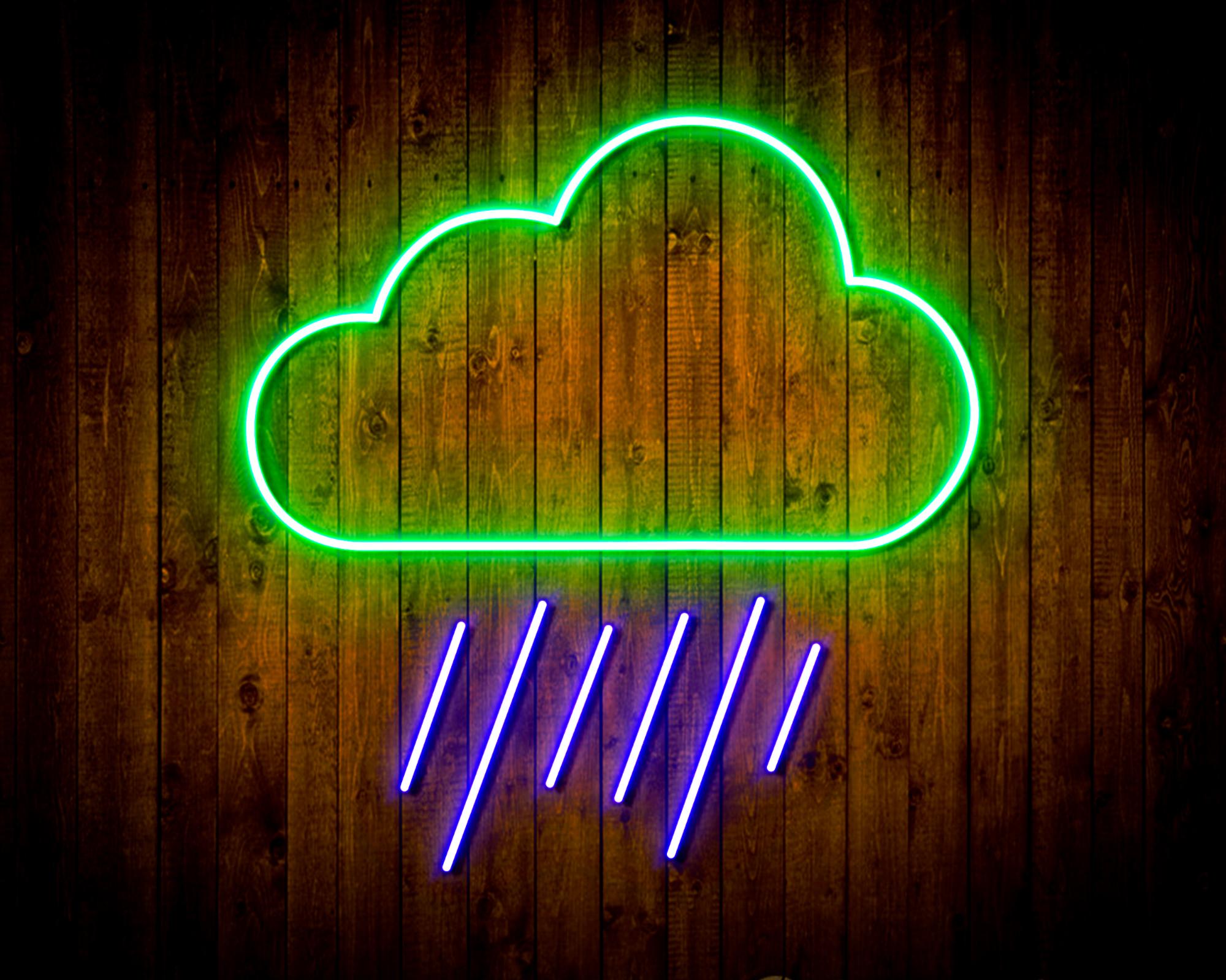 Cloud and Raining LED Neon Sign