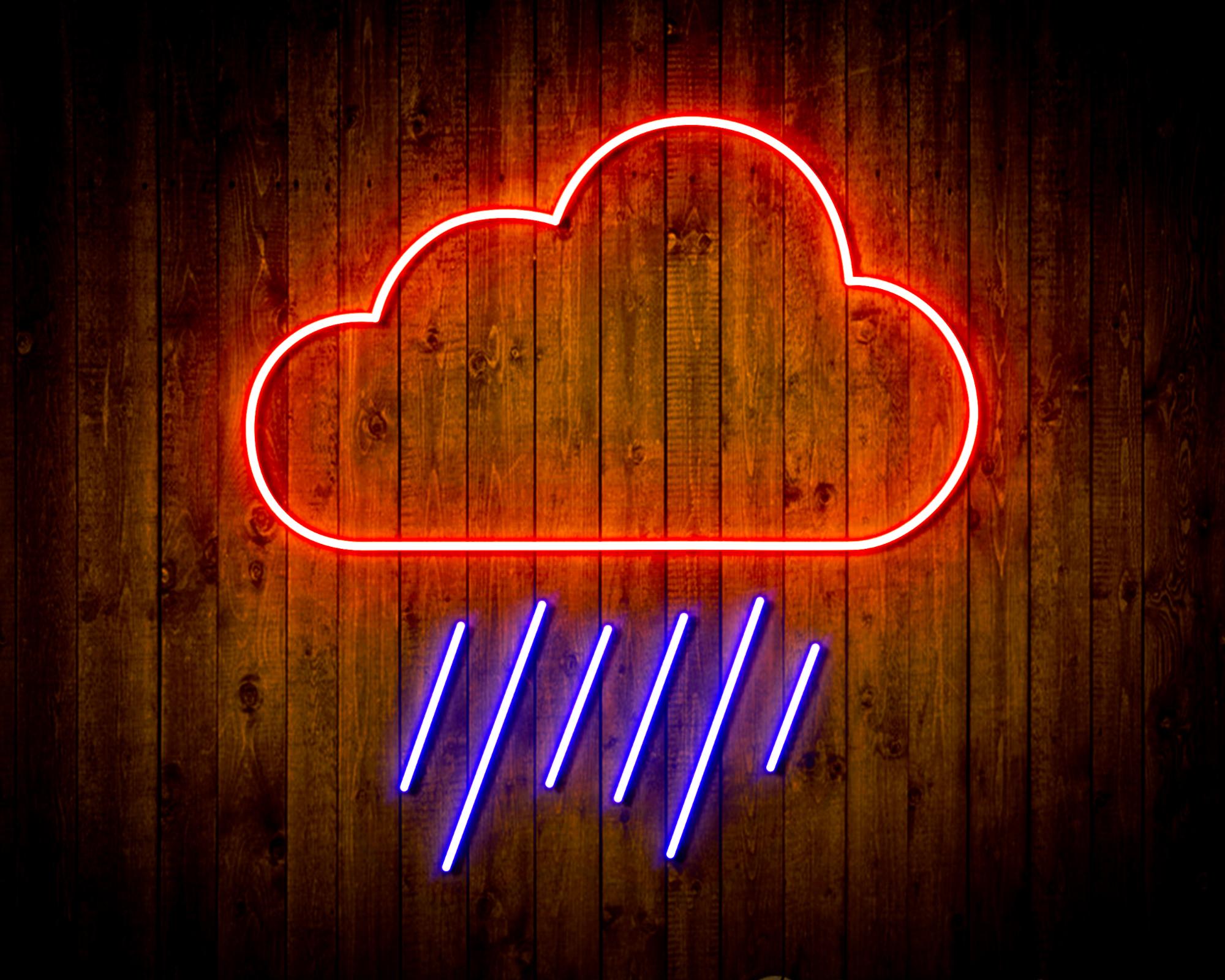 Cloud and Raining LED Neon Sign