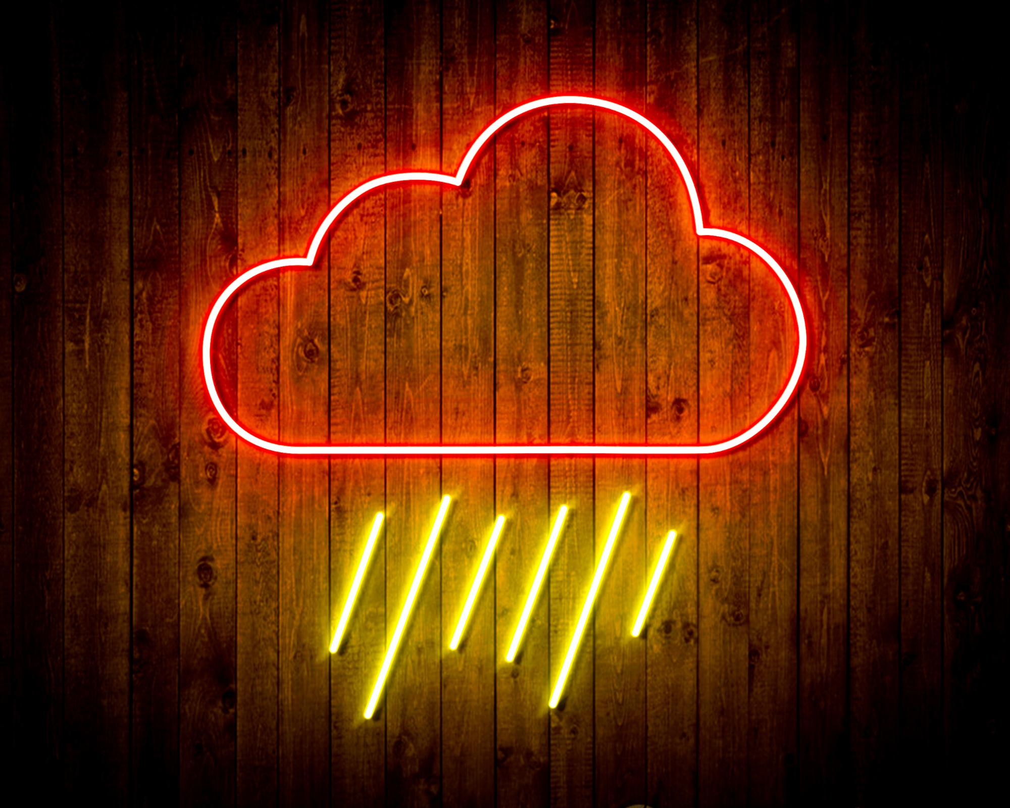 Cloud and Raining LED Neon Sign