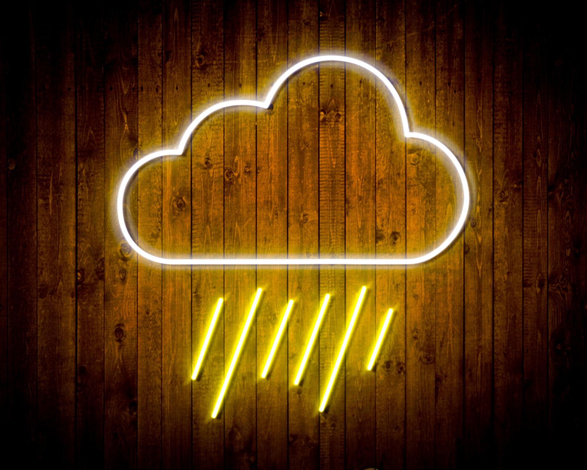 Cloud and Raining LED Neon Sign