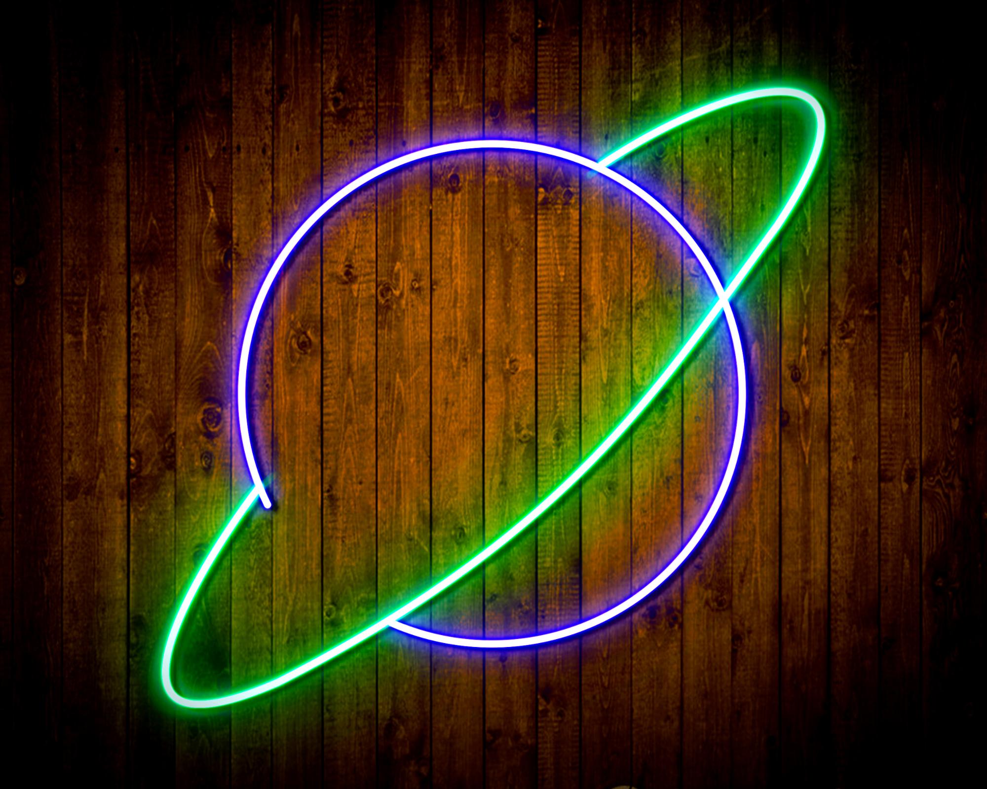 Planet LED Neon Sign Wall Light