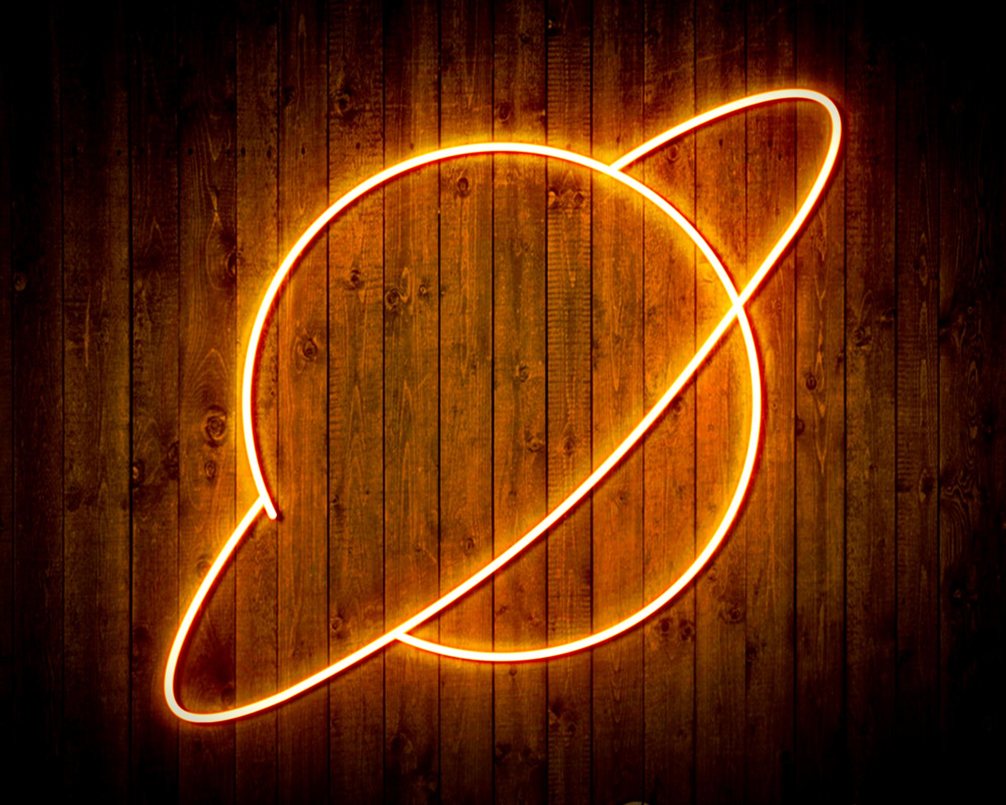 Planet LED Neon Sign Wall Light