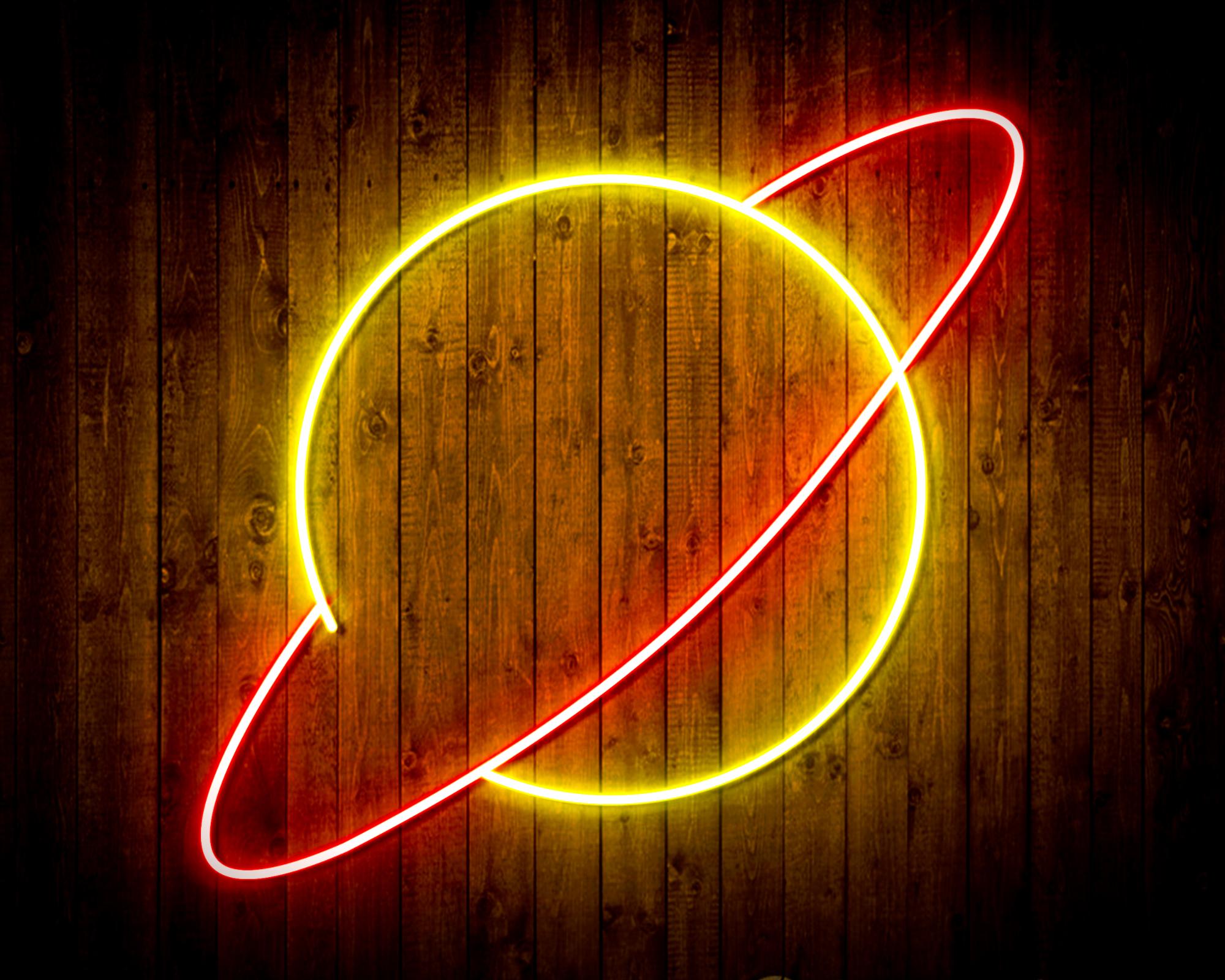 Planet LED Neon Sign Wall Light