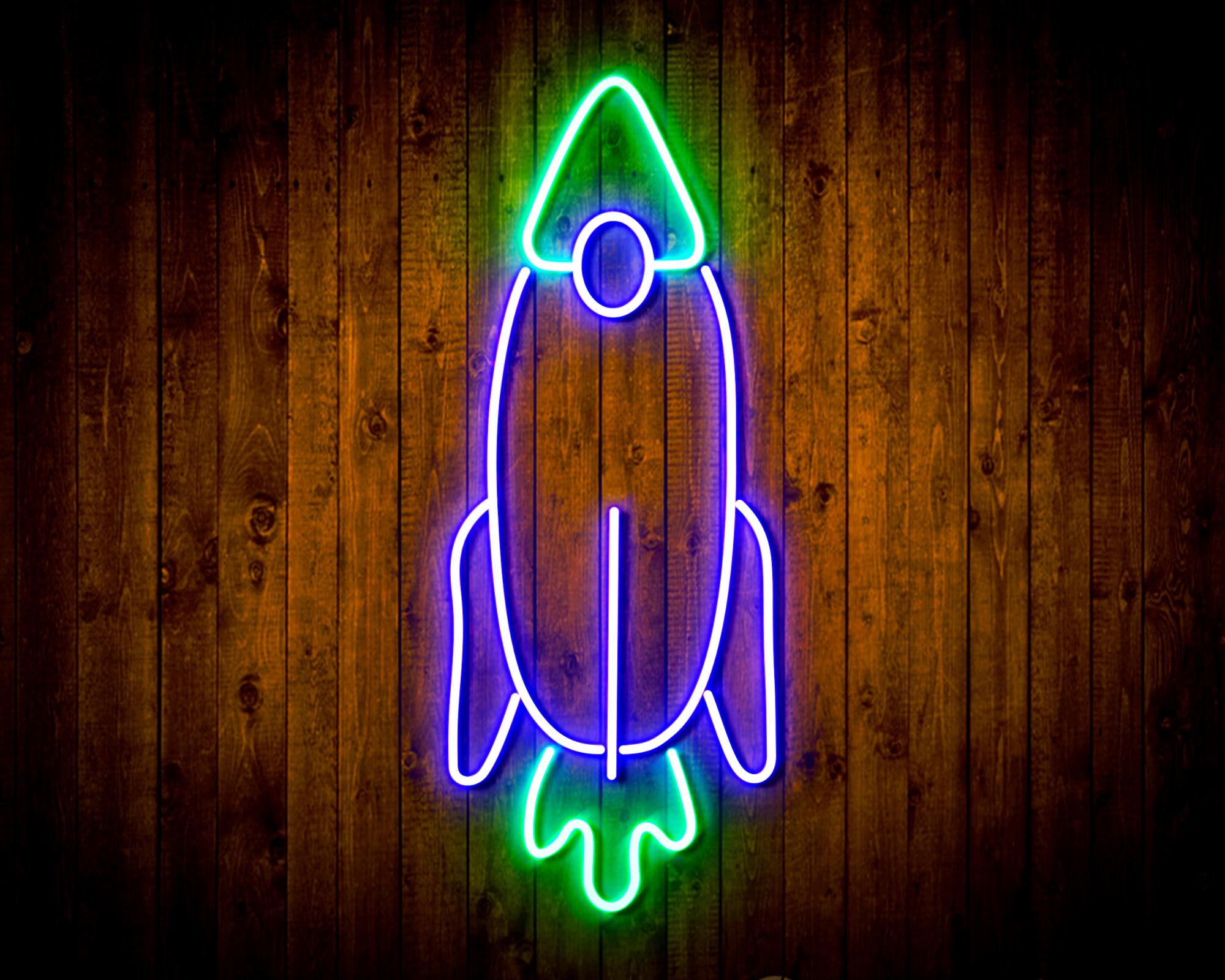 Rocket LED Neon Sign