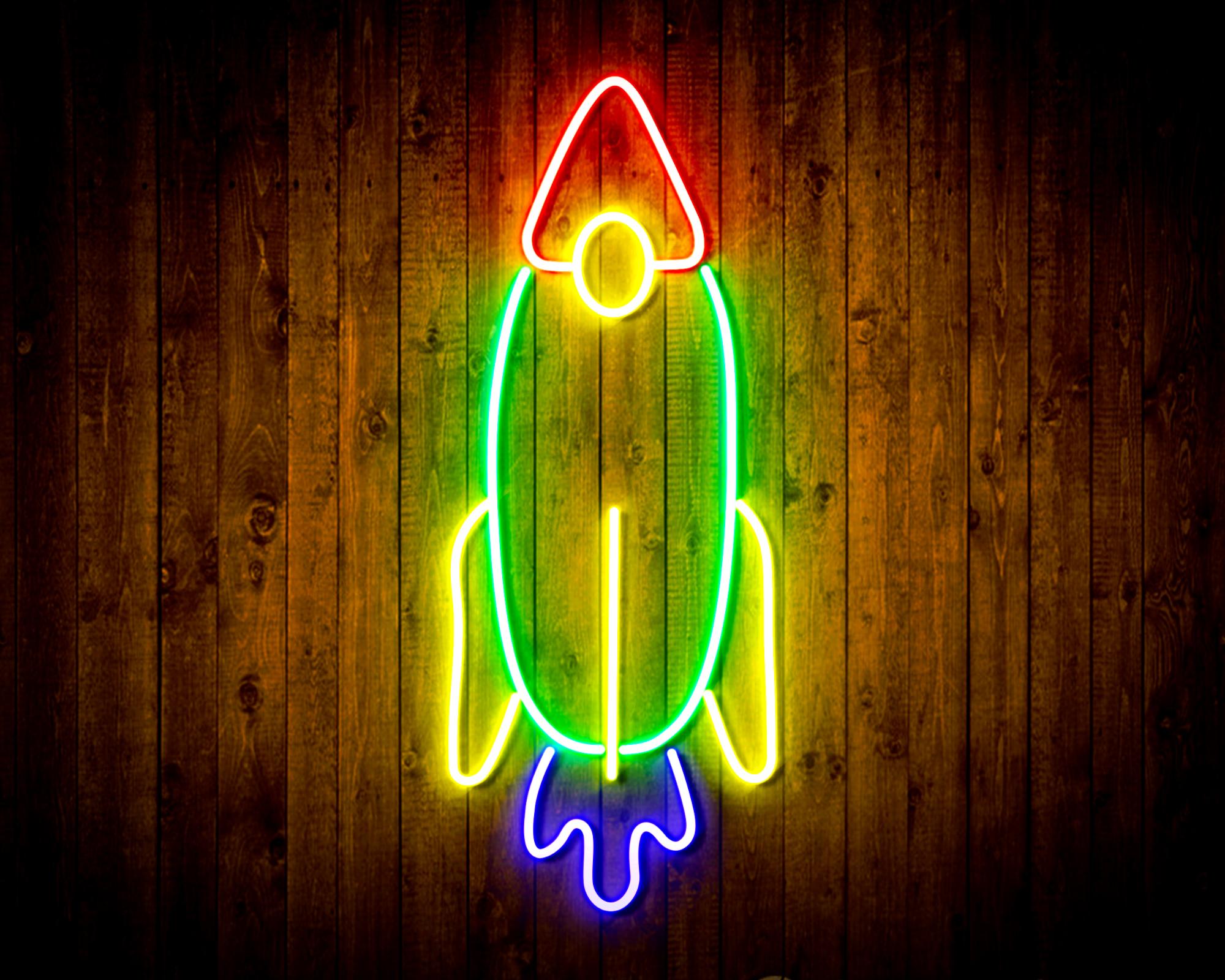 Rocket LED Neon Sign