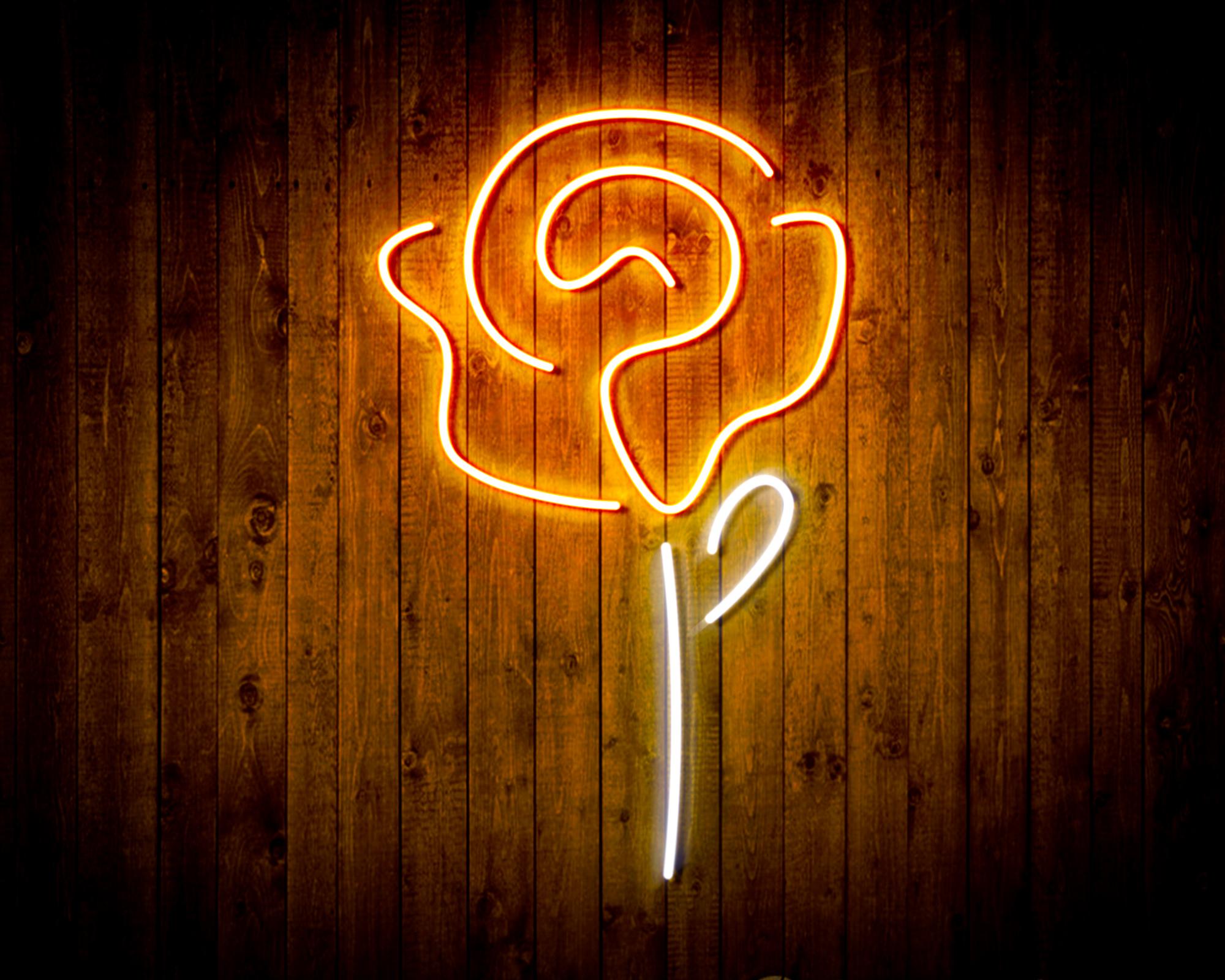 Rose LED Neon Sign Wall Light