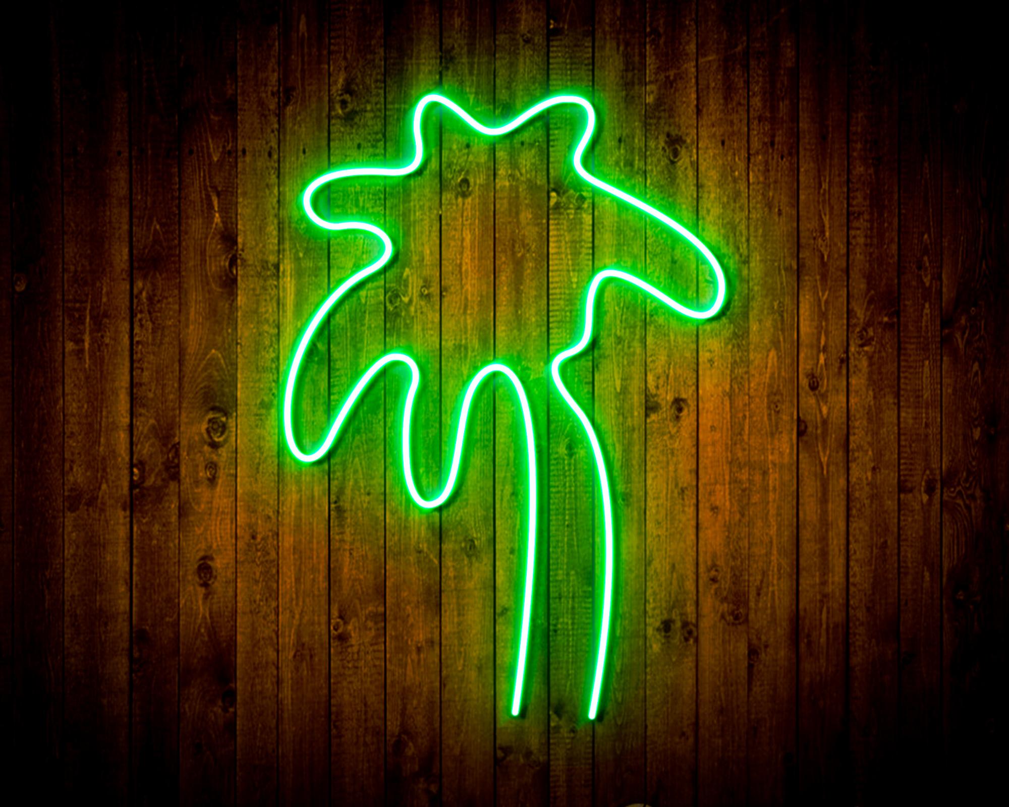 Coconut Palm Tree LED Neon Sign Wall Light
