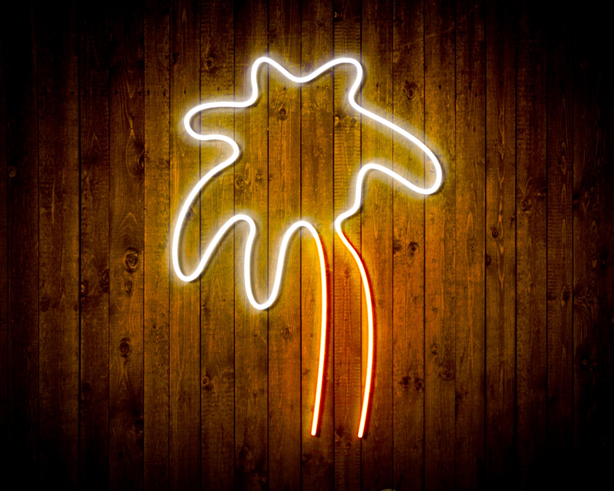 Coconut Palm Tree LED Neon Sign Wall Light