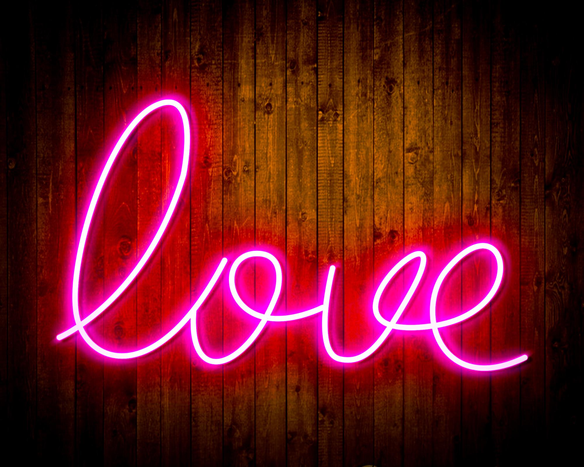 love LED Neon Sign Wall Light