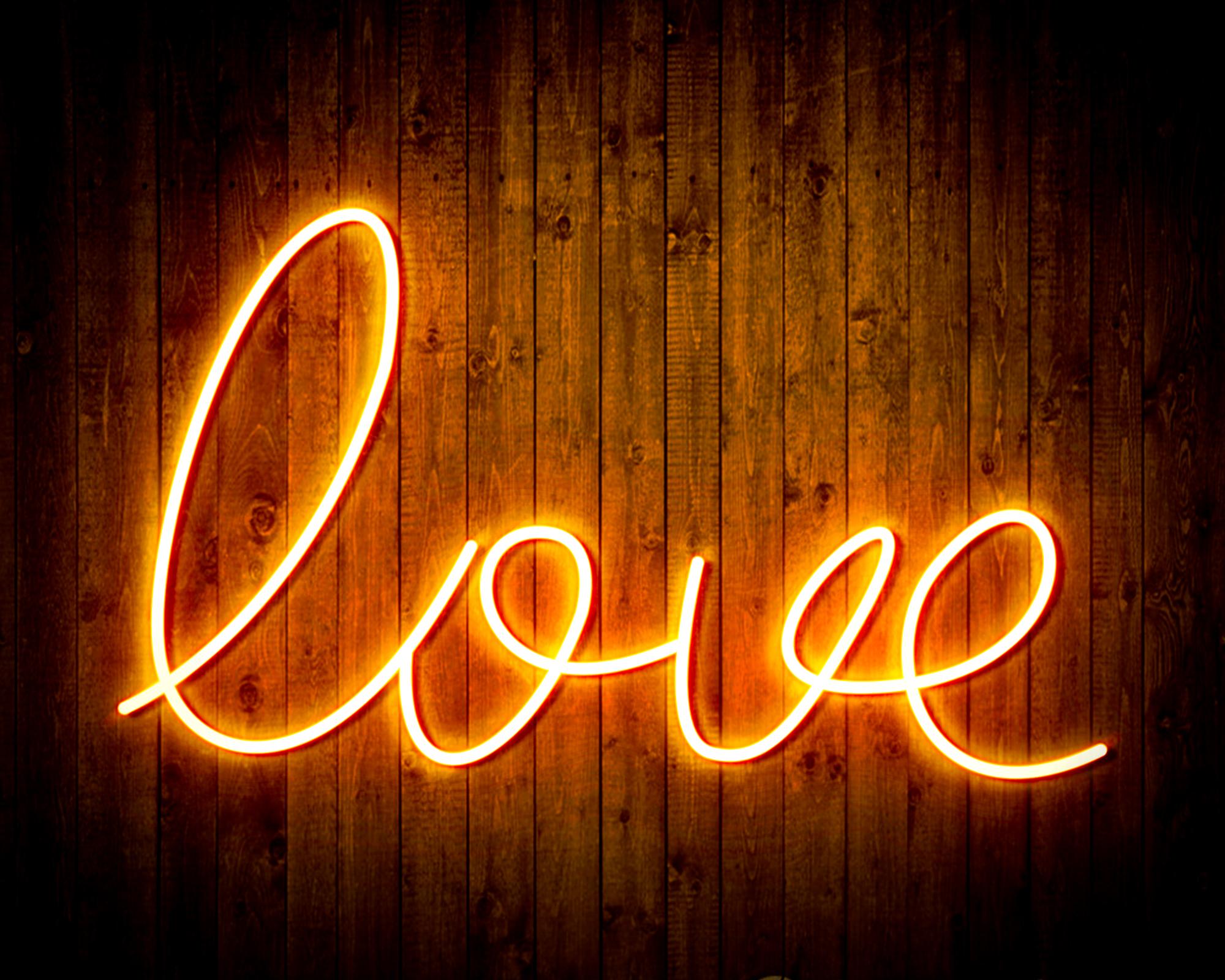 love LED Neon Sign Wall Light