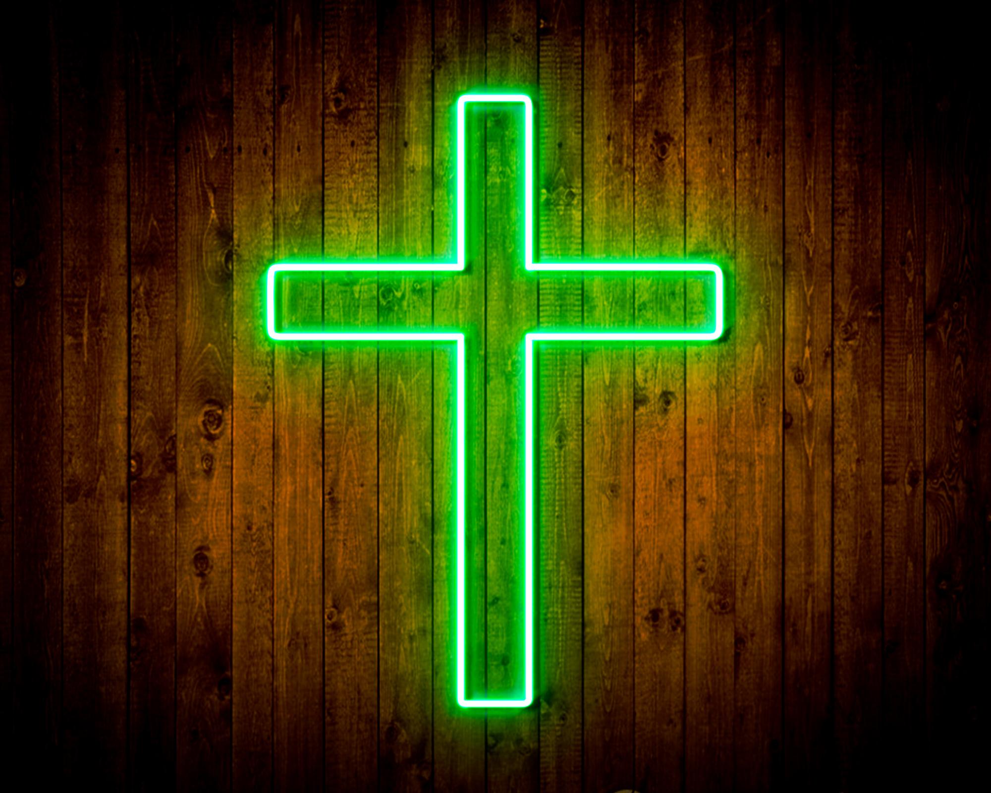 Cross LED Neon Sign Wall Light