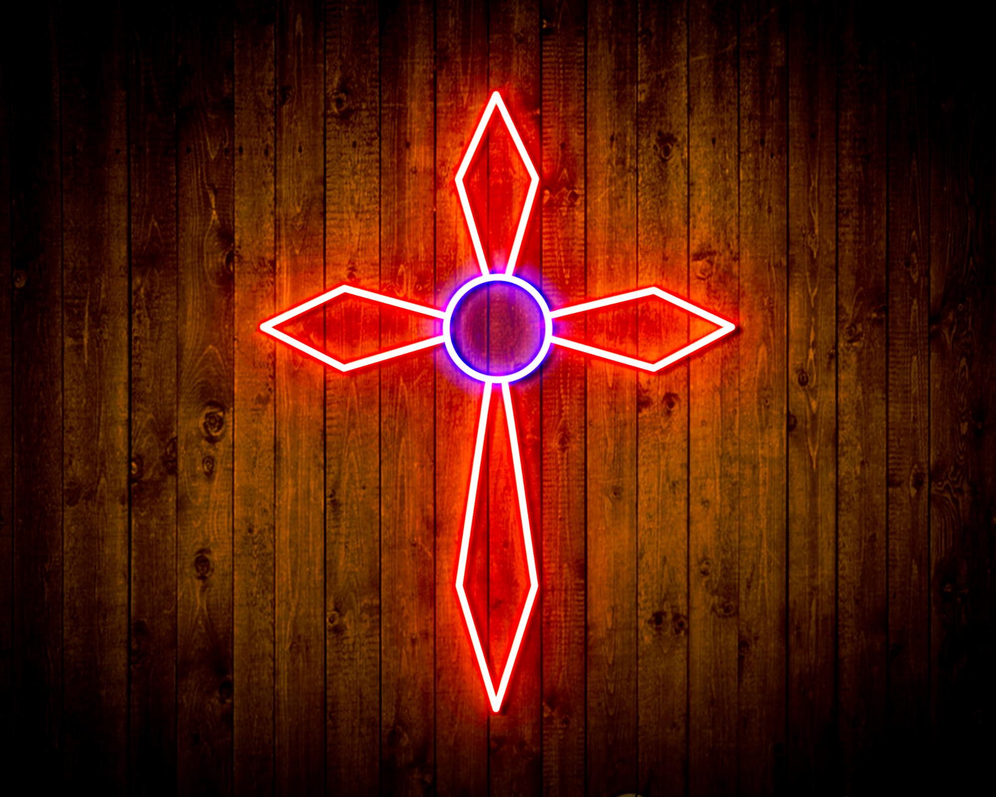 Holy Cross LED Neon Sign Wall Light