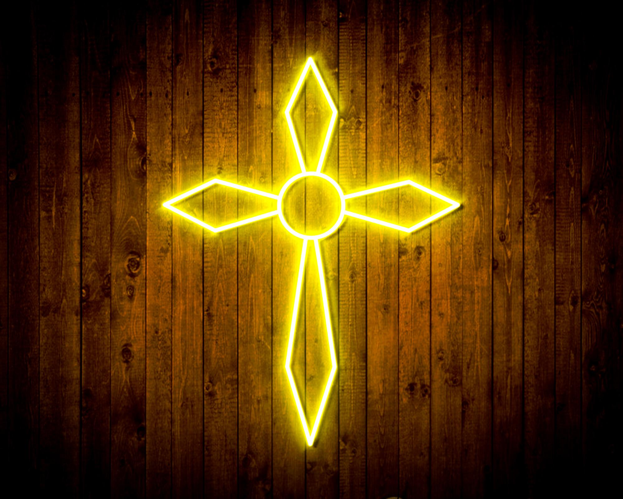 Holy Cross LED Neon Sign Wall Light