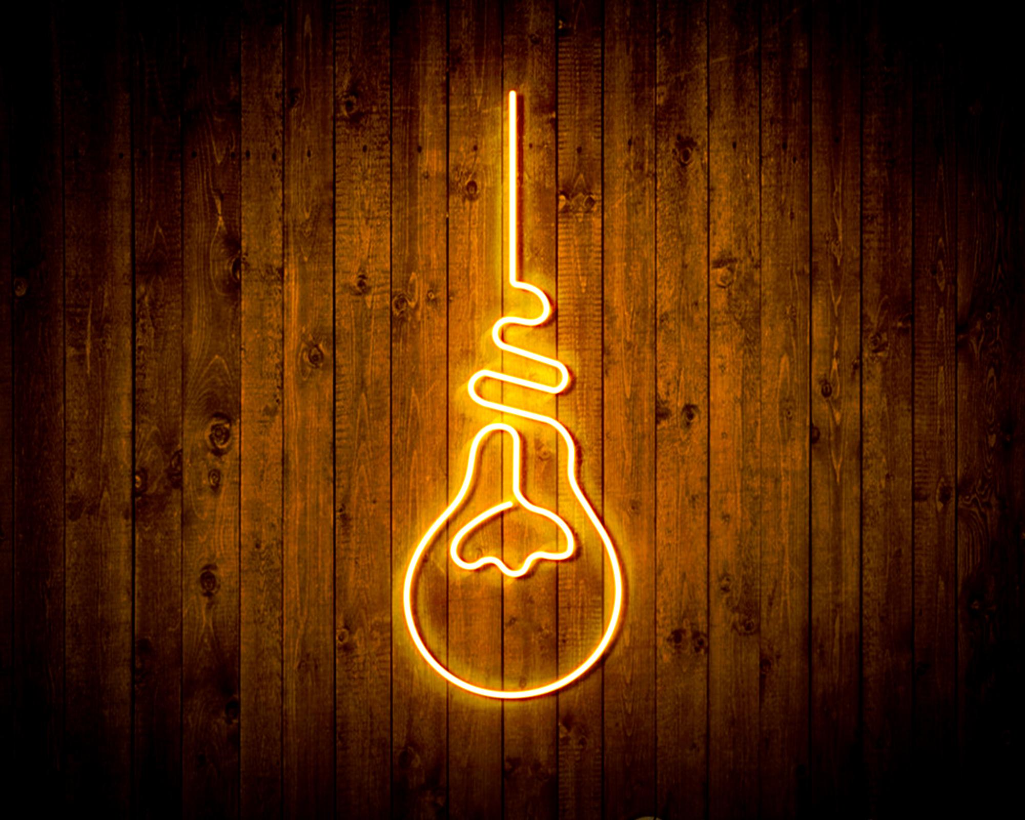 Light Bulb LED Neon Sign Wall Light