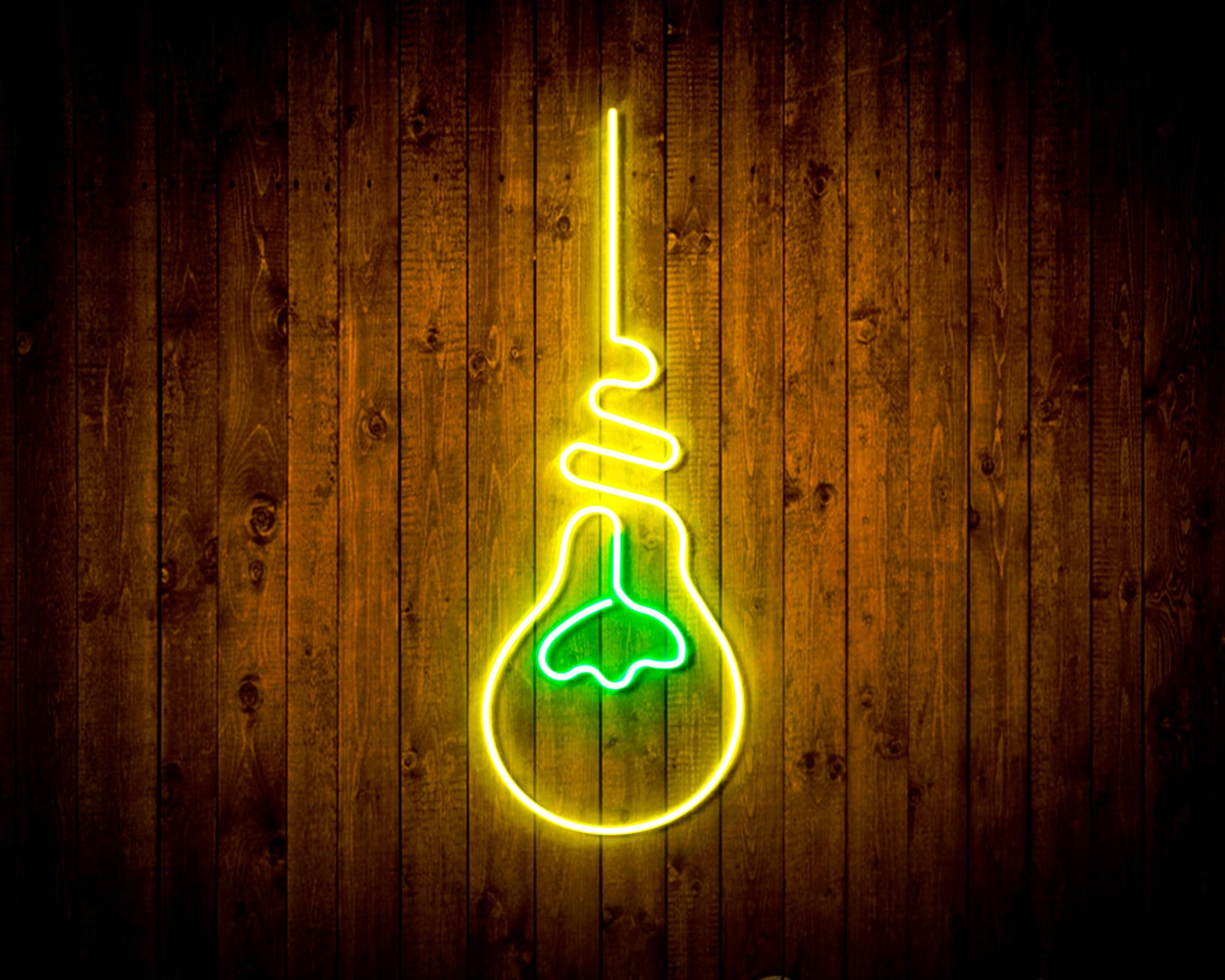 Light Bulb LED Neon Sign Wall Light