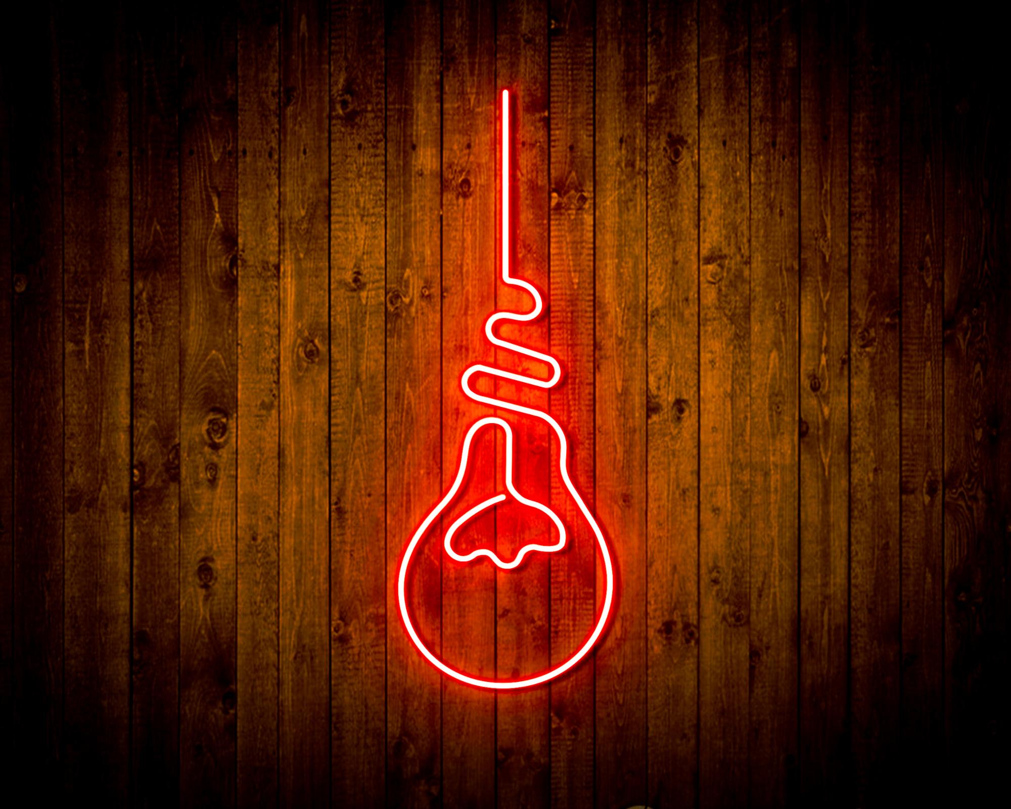 Light Bulb LED Neon Sign Wall Light