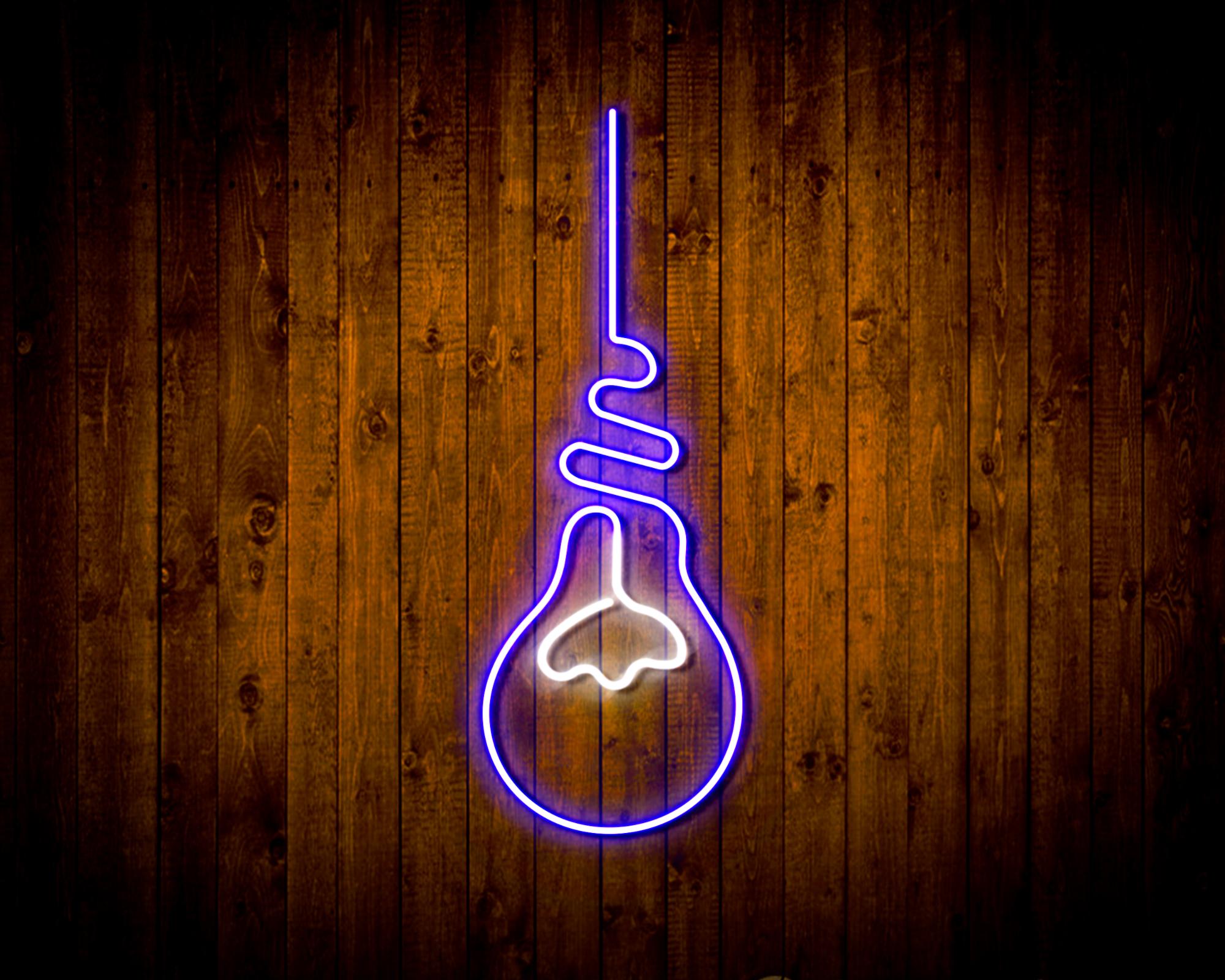 Light Bulb LED Neon Sign Wall Light