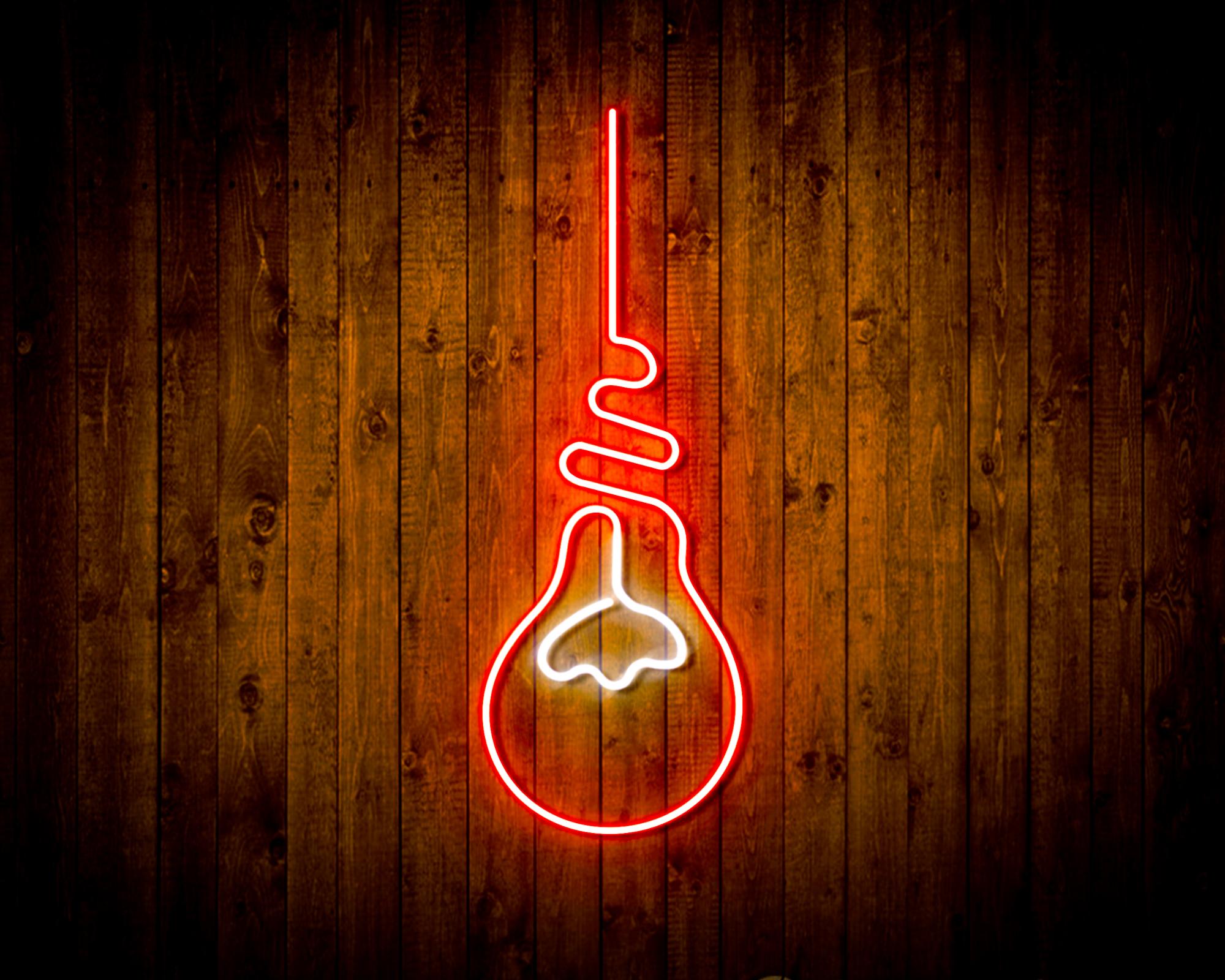 Light Bulb LED Neon Sign Wall Light