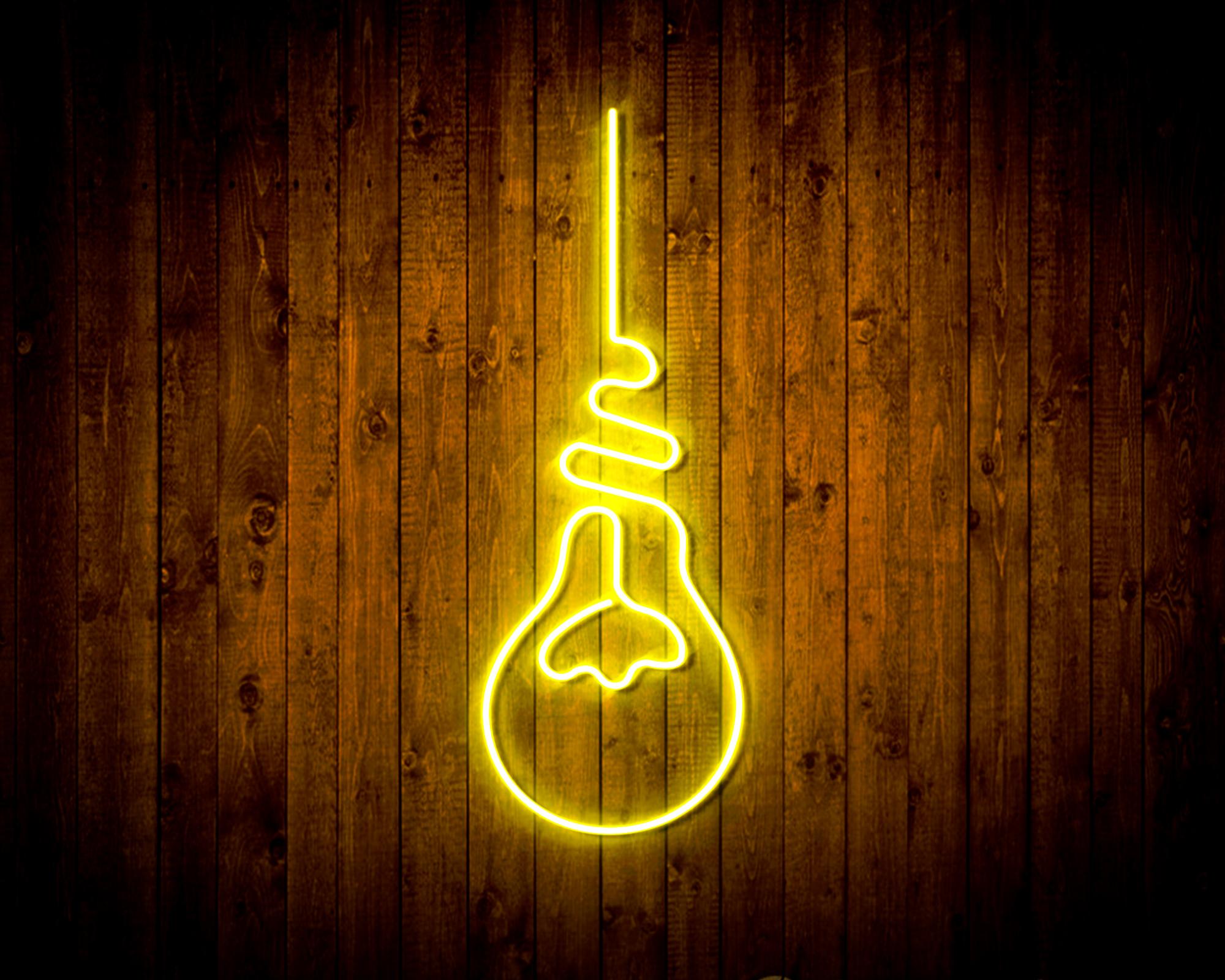 Light Bulb LED Neon Sign Wall Light