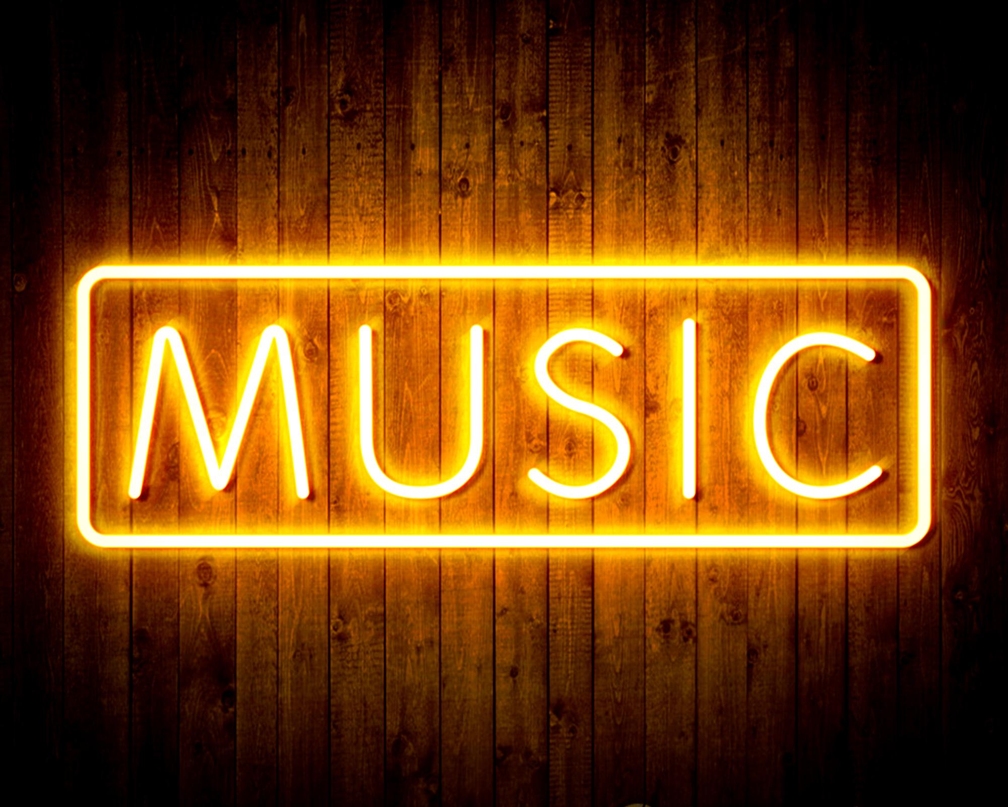 Music Sign LED Neon Sign Wall Light