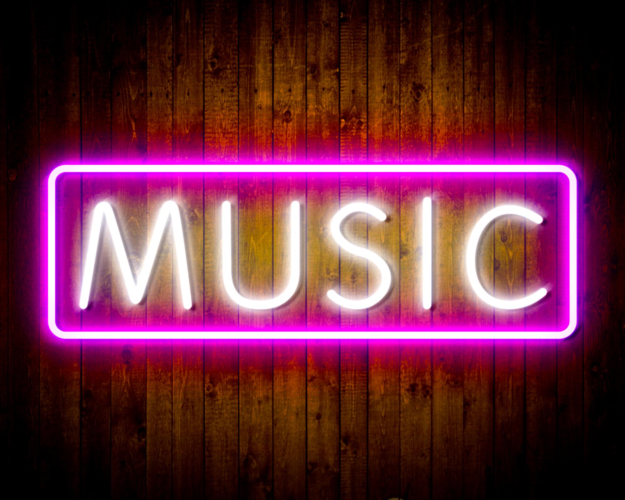 Music Sign LED Neon Sign Wall Light