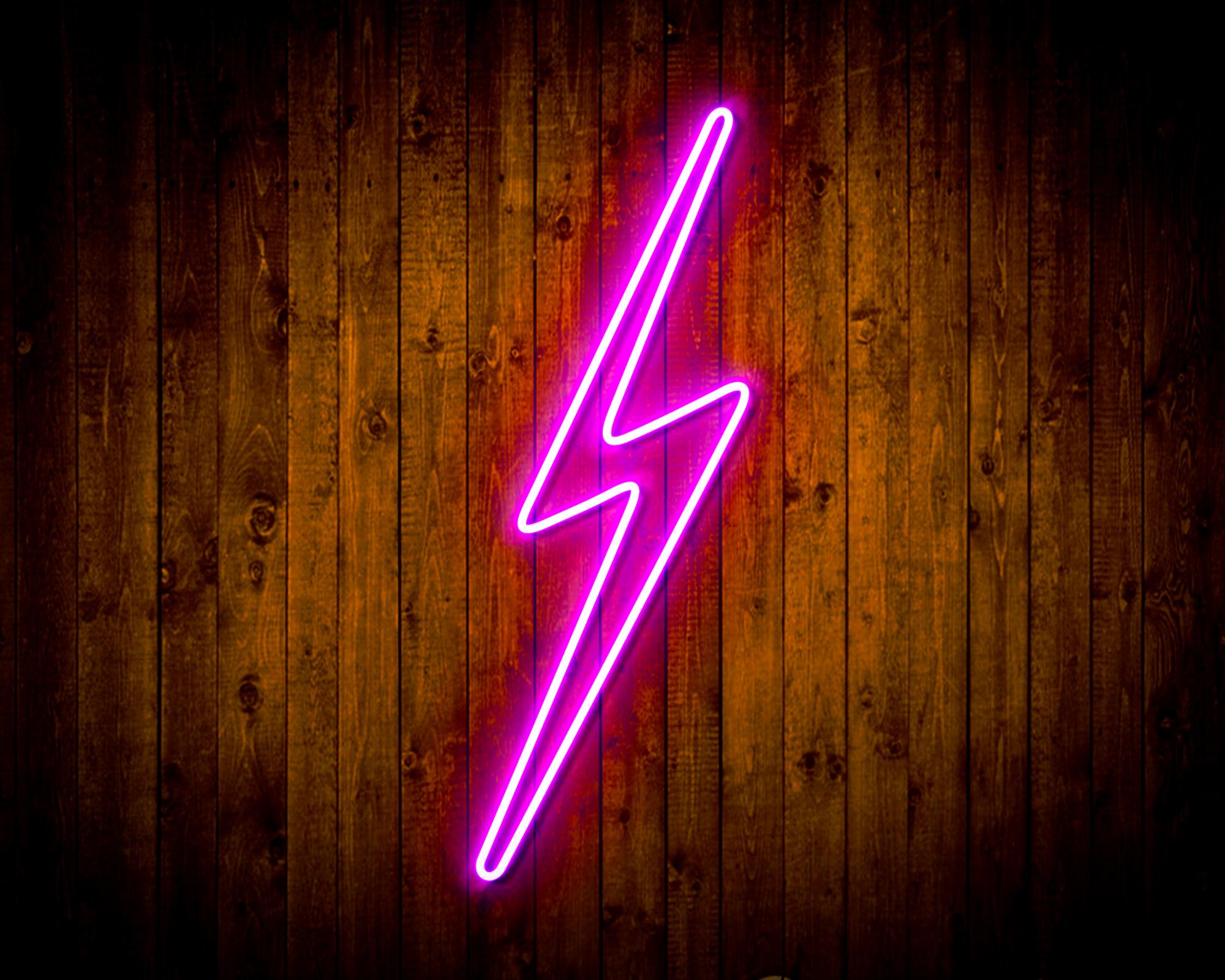 Lighting bolt LED Neon Sign Wall Light