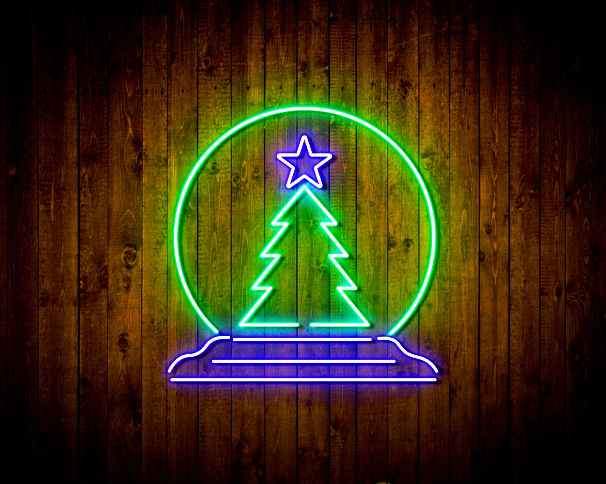 Christmas Tree Decoration LED Neon Sign Wall Light