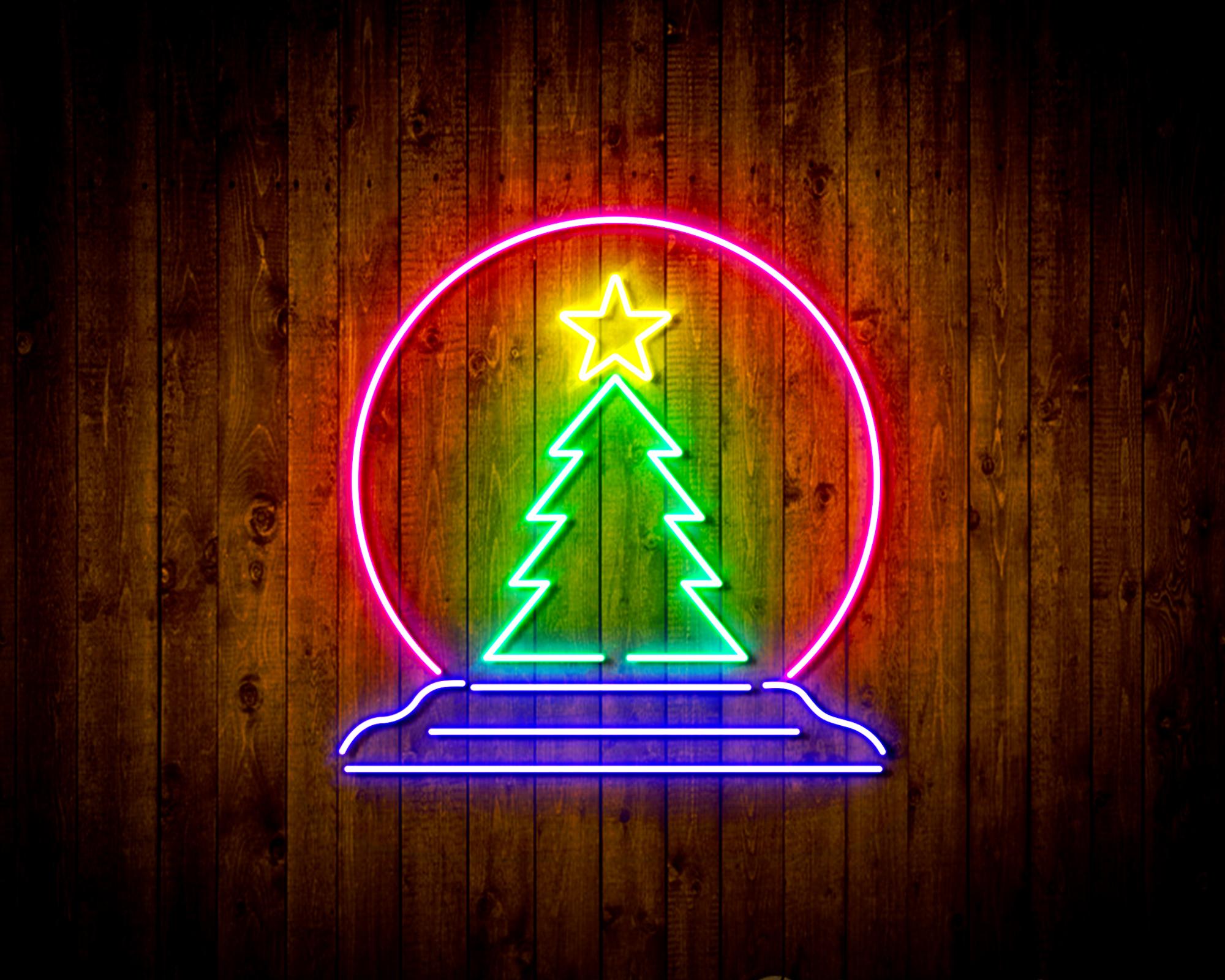 Christmas Tree Decoration LED Neon Sign Wall Light
