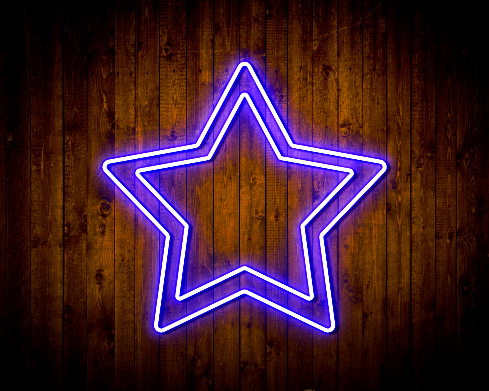 Star LED Neon Sign Wall Light