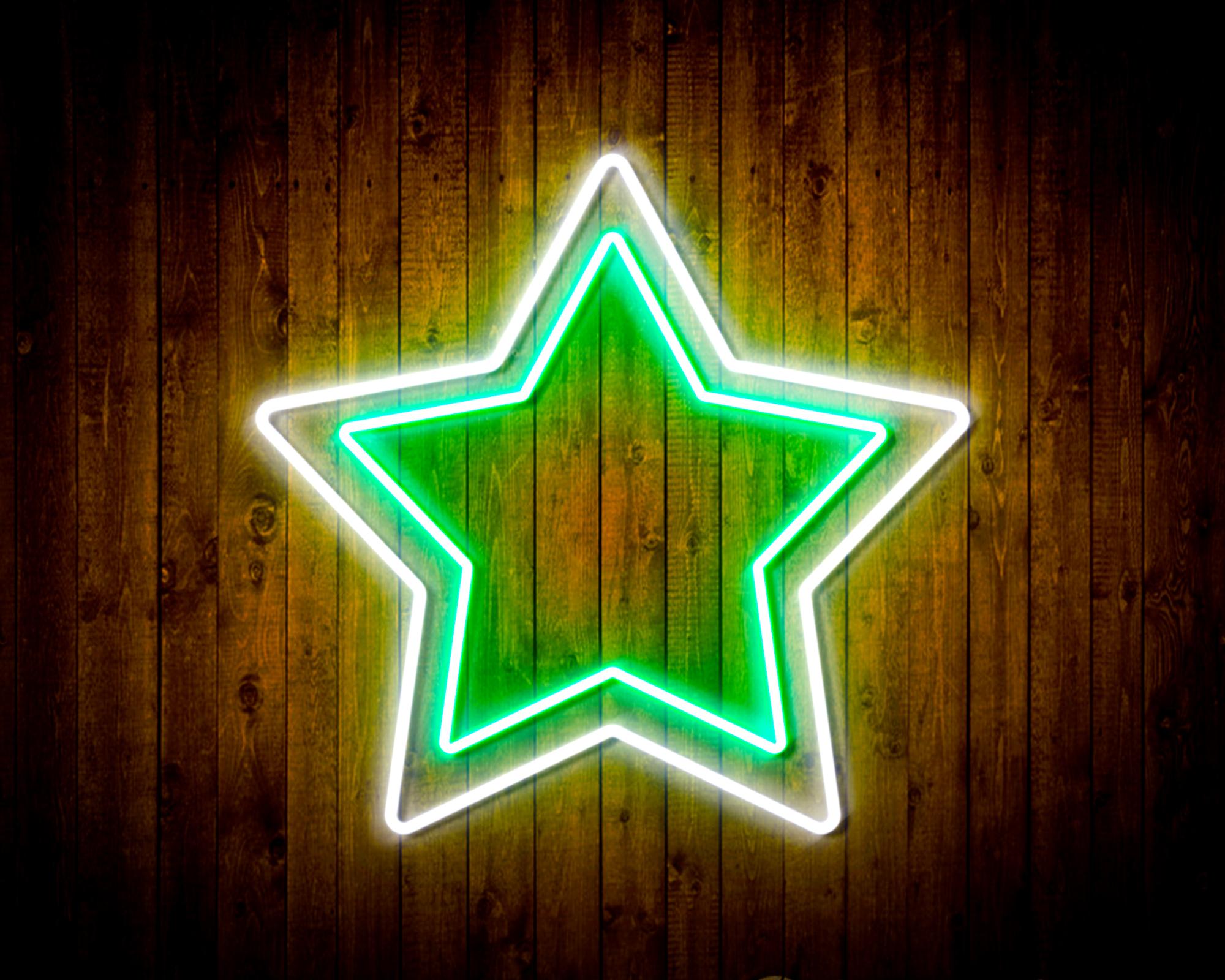 Star LED Neon Sign Wall Light