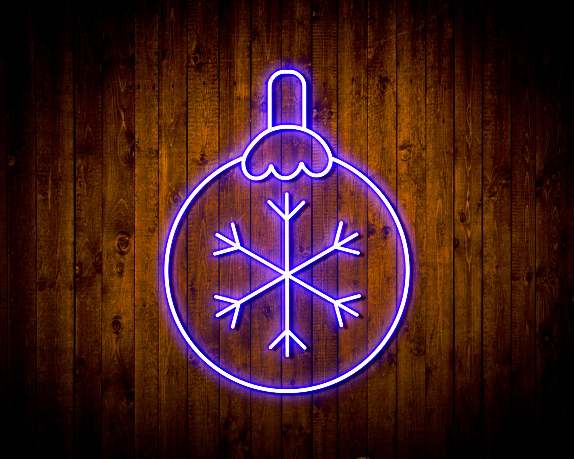 Christmas Tree Ornament LED Neon Sign Wall Light