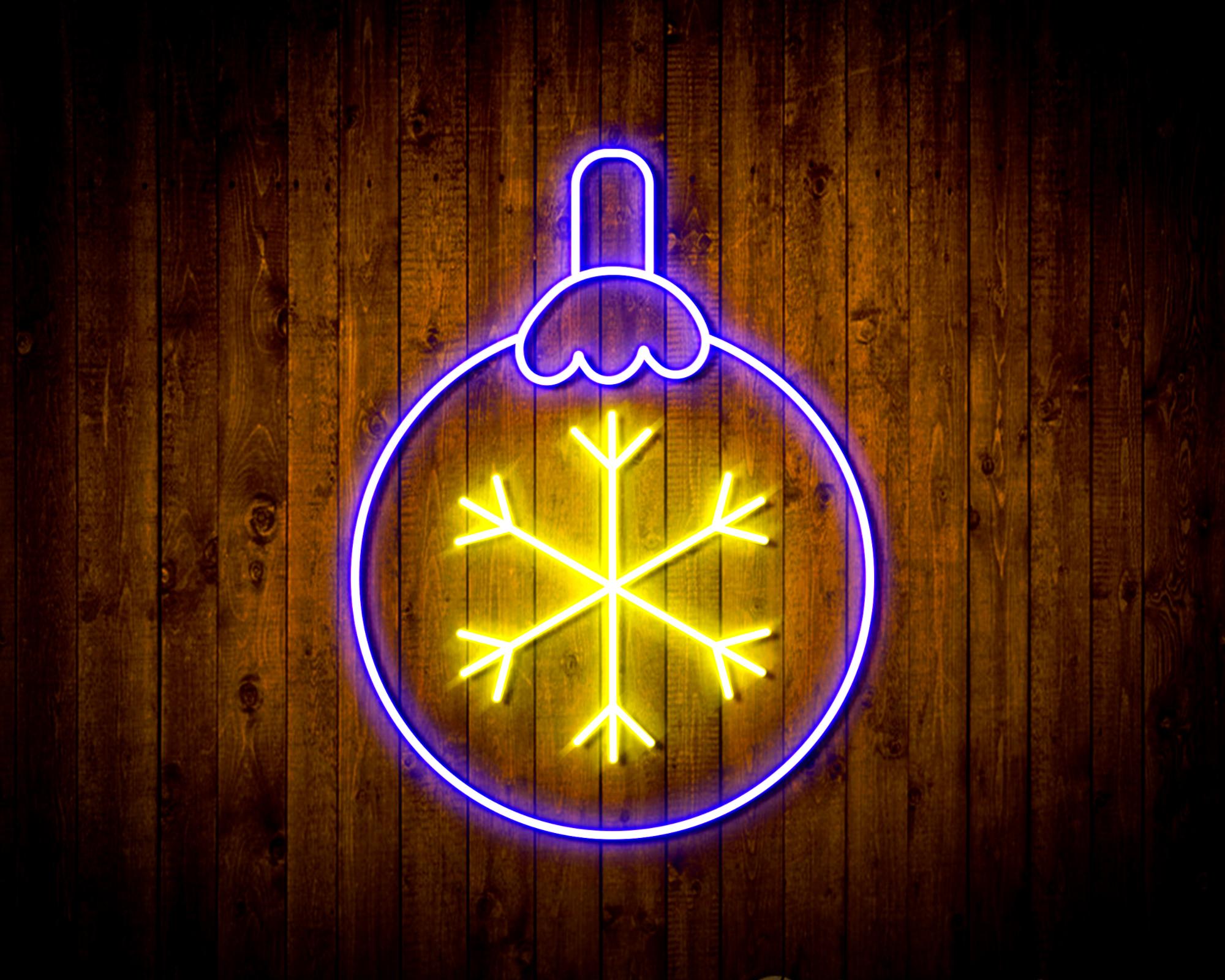 Christmas Tree Ornament LED Neon Sign Wall Light