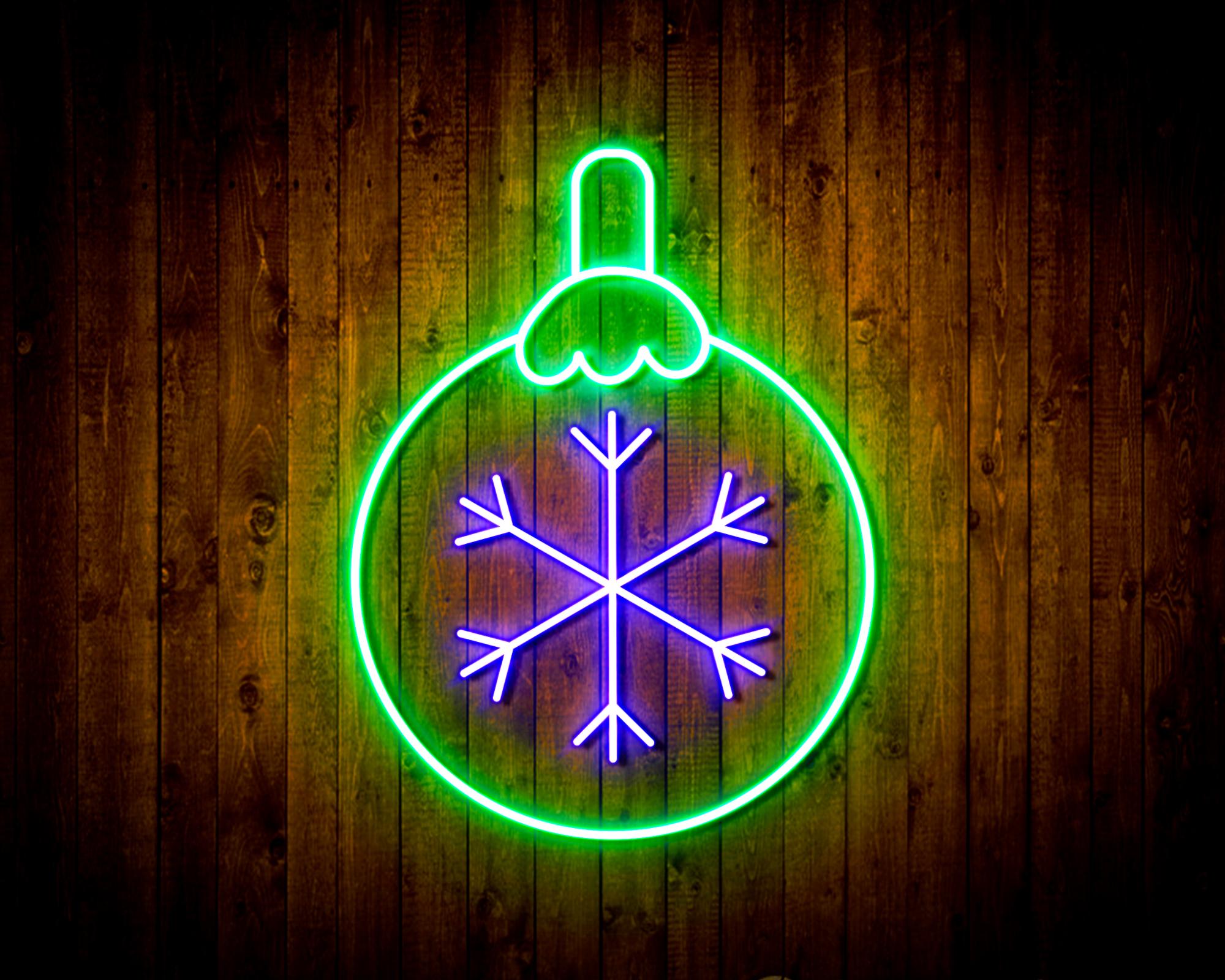 Christmas Tree Ornament LED Neon Sign Wall Light