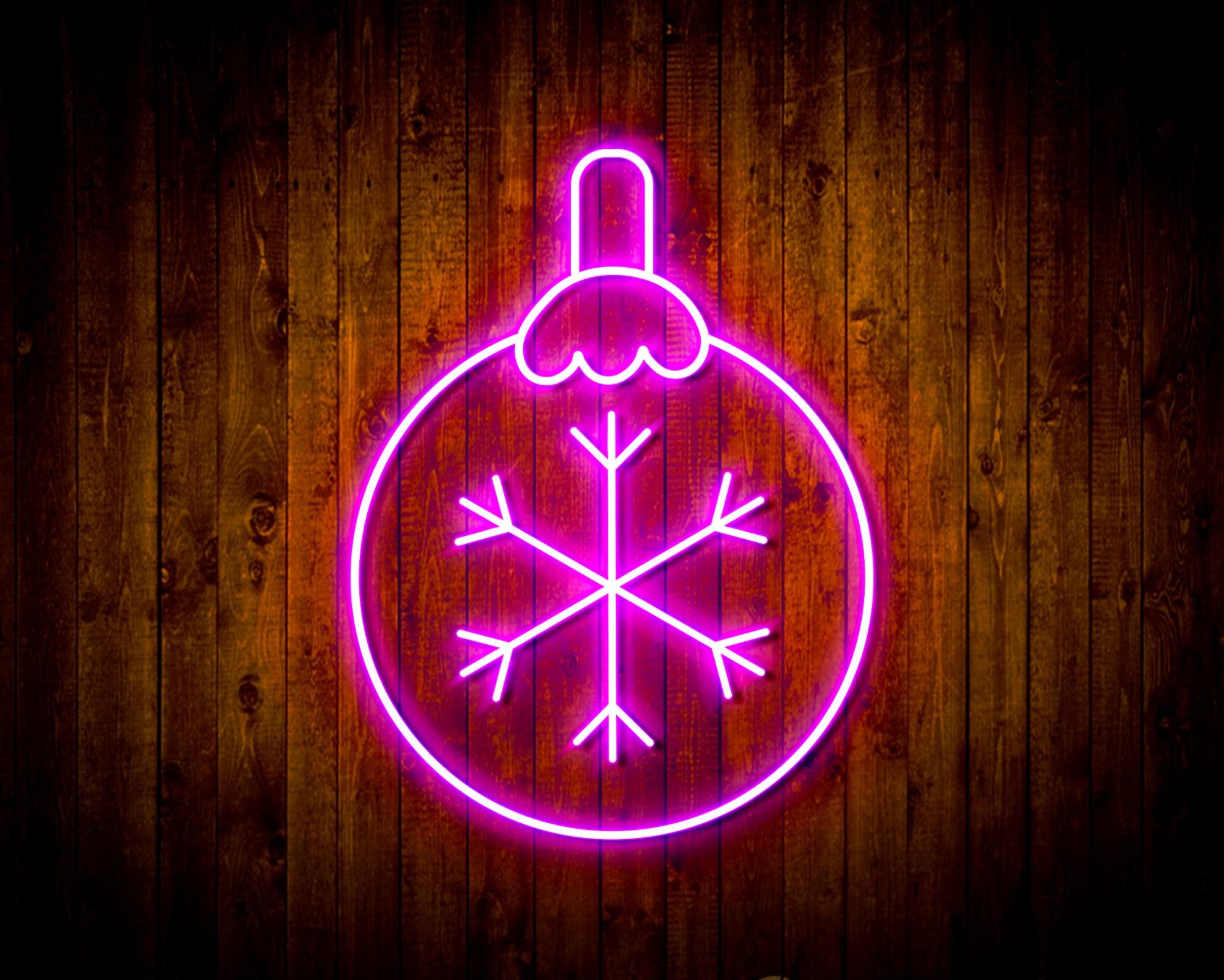 Christmas Tree Ornament LED Neon Sign Wall Light