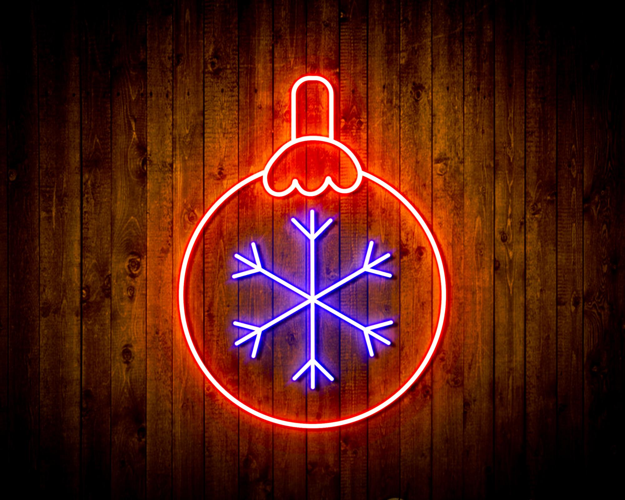 Christmas Tree Ornament LED Neon Sign Wall Light