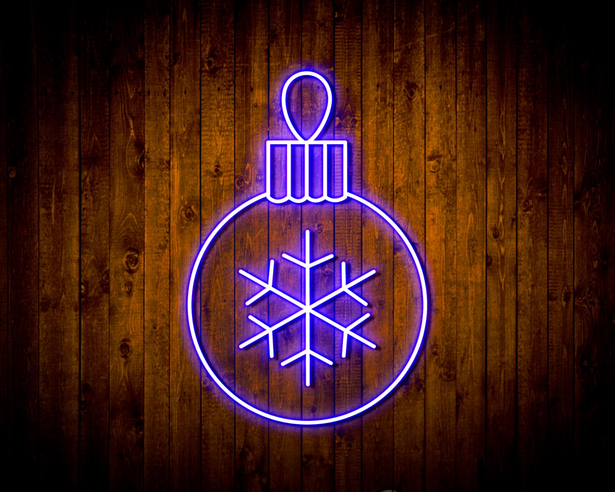 Christmas Tree Ornament LED Neon Sign Wall Light