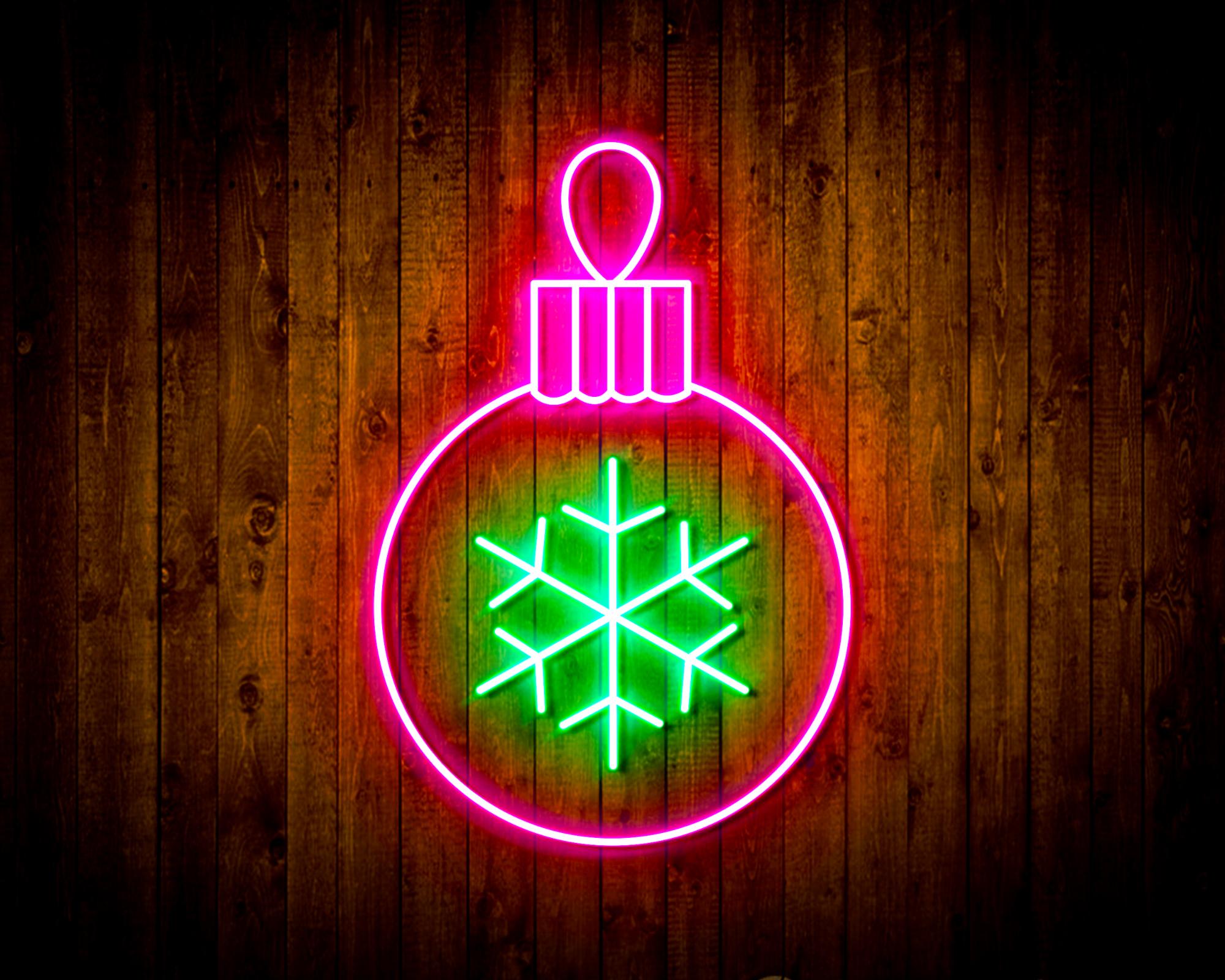 Christmas Tree Ornament LED Neon Sign Wall Light