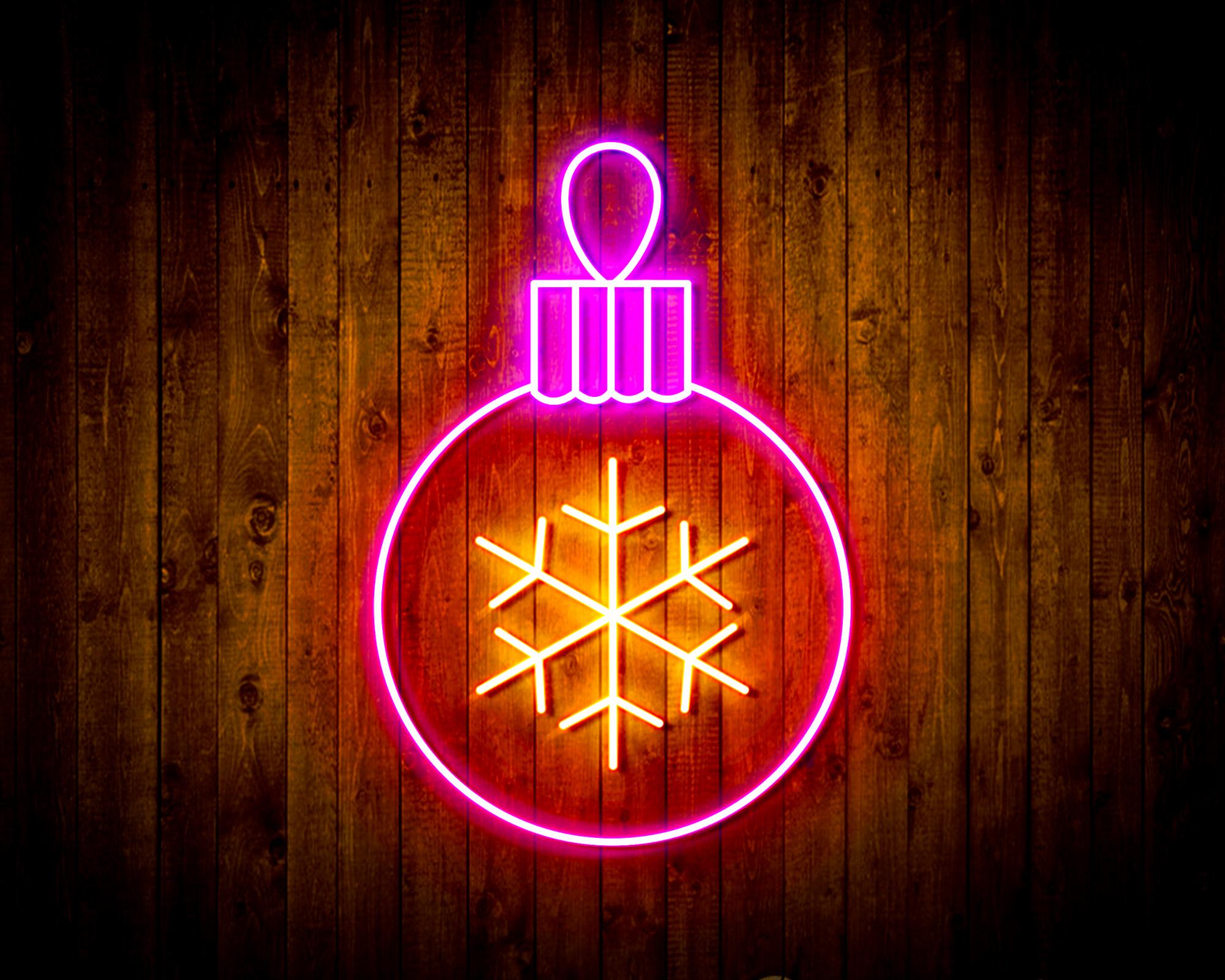 Christmas Tree Ornament LED Neon Sign Wall Light