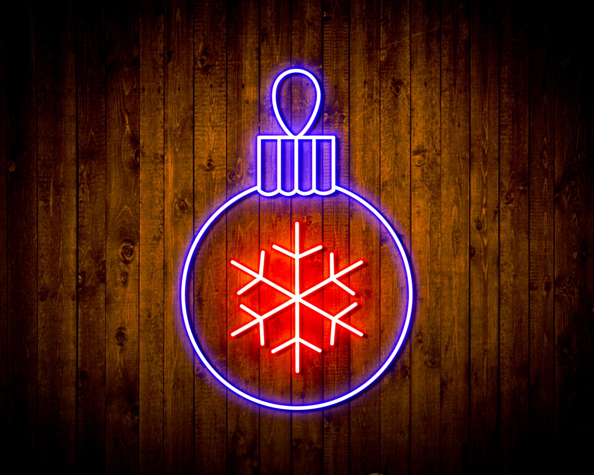 Christmas Tree Ornament LED Neon Sign Wall Light