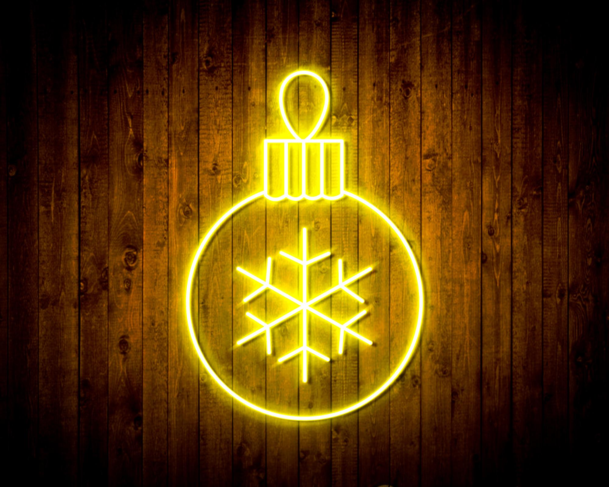 Christmas Tree Ornament LED Neon Sign Wall Light