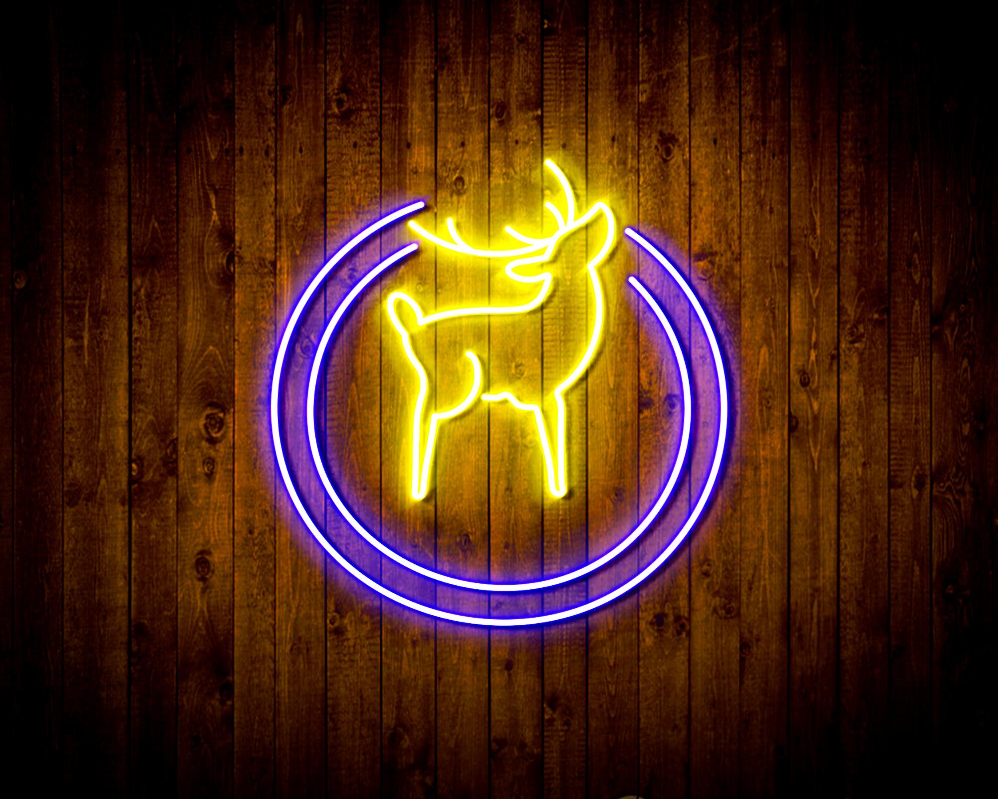 Deer LED Neon Sign Wall Light
