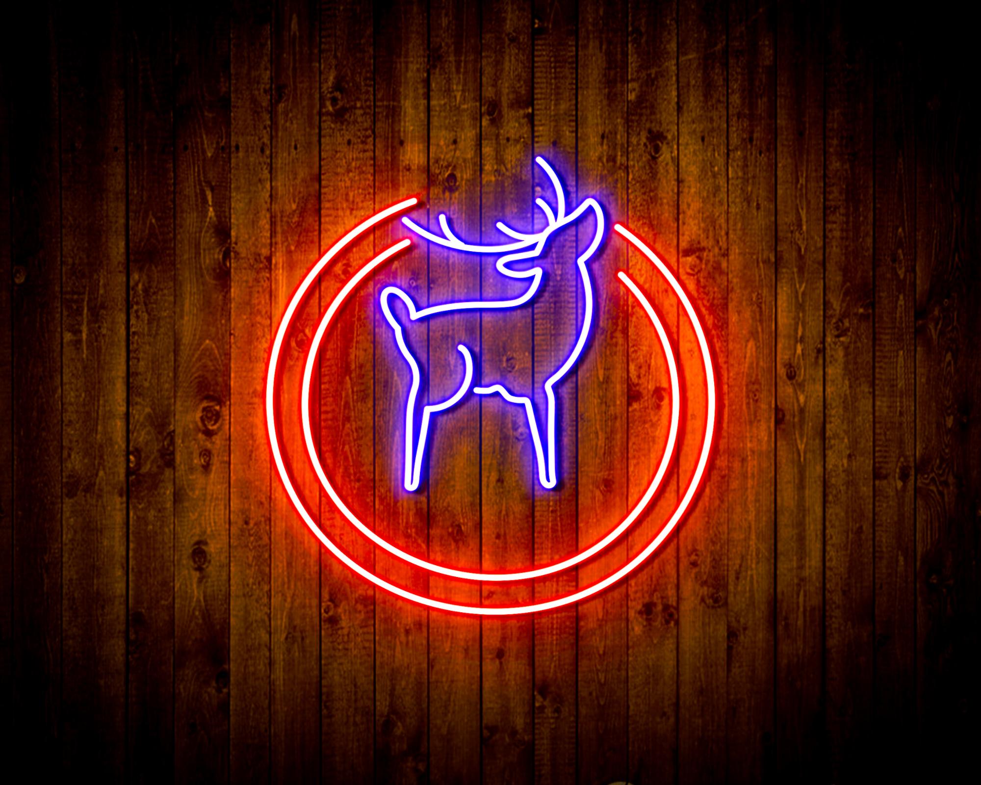 Deer LED Neon Sign Wall Light