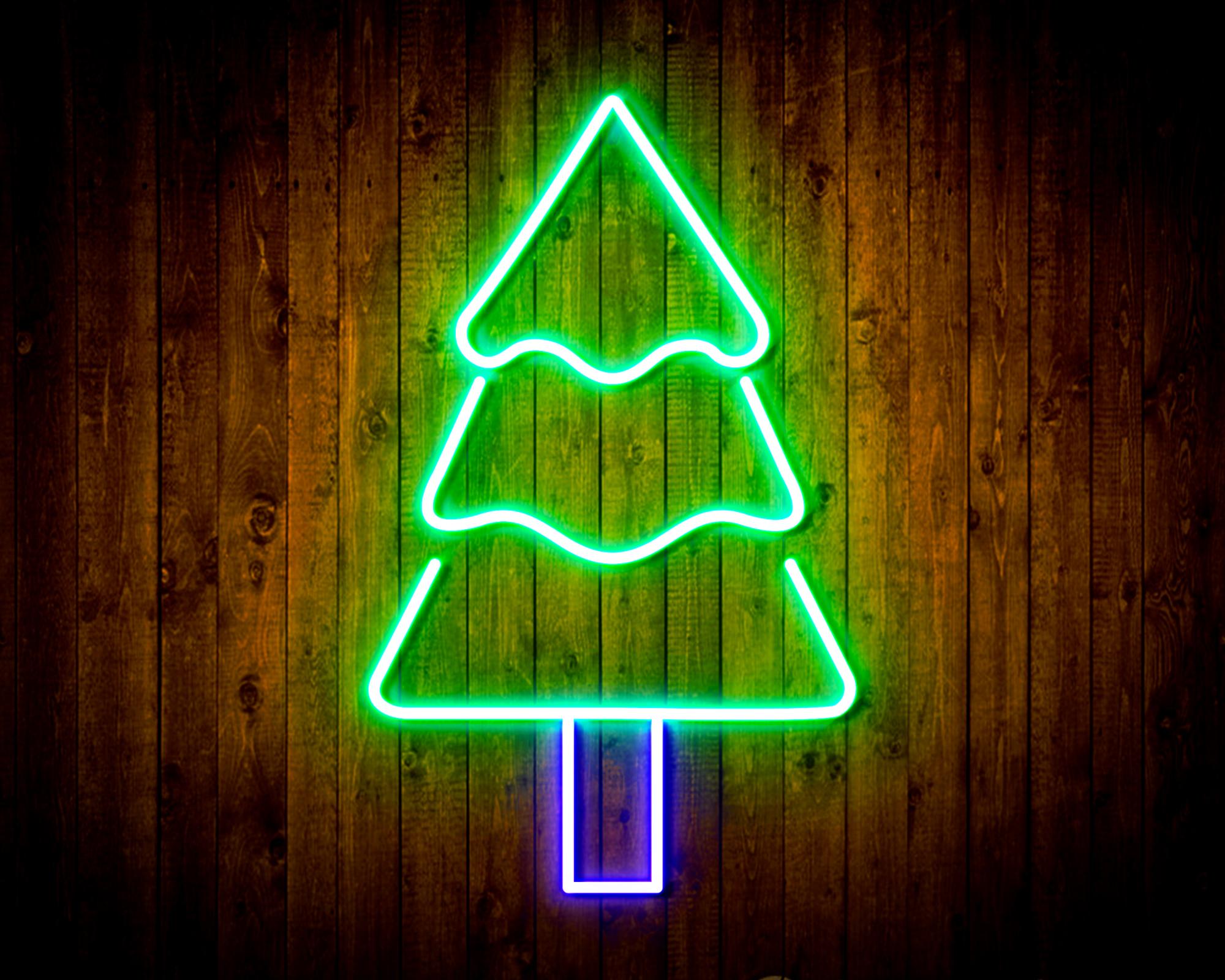 Christmas Tree LED Neon Sign Wall Light