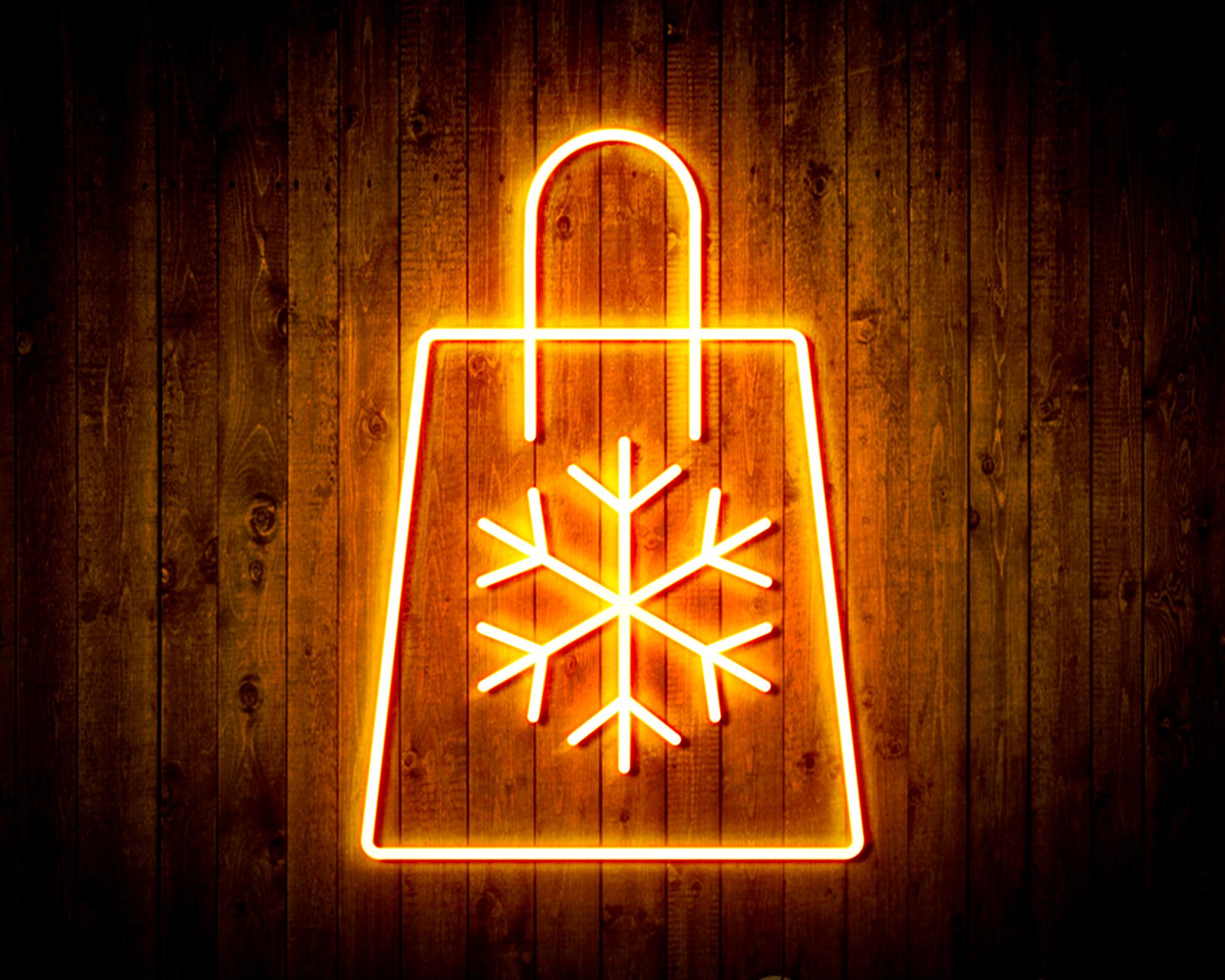 Christmas Present LED Neon Sign Wall Light