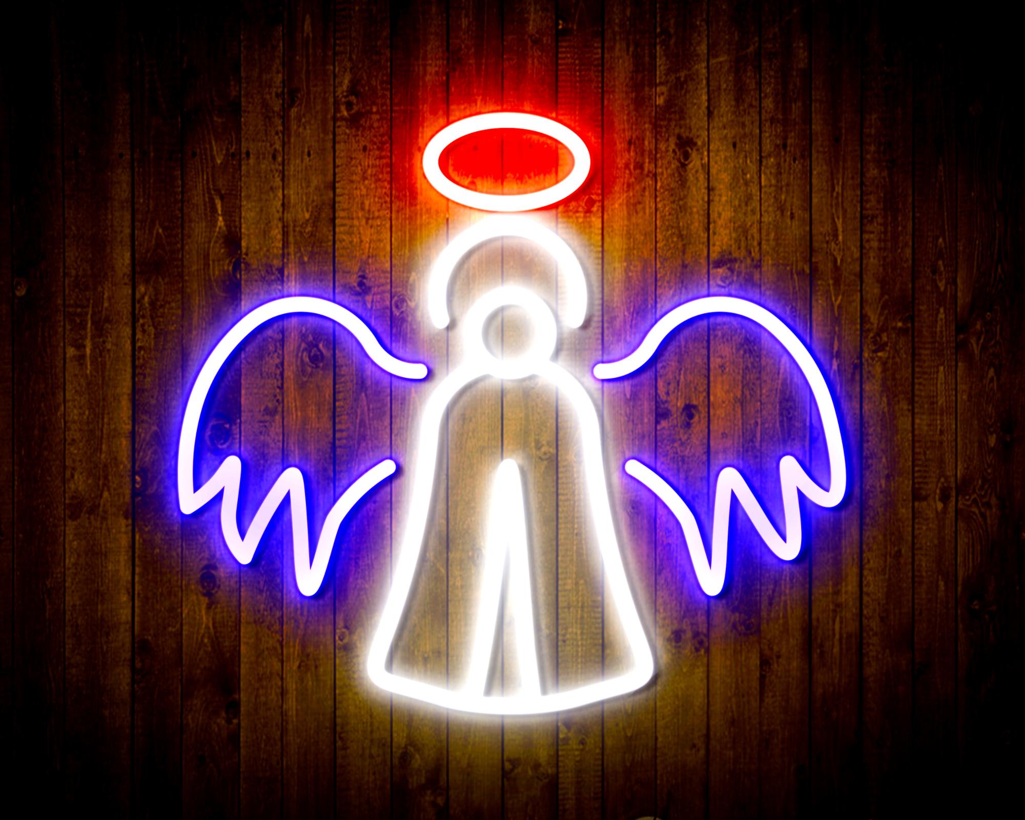 Angel LED Neon Sign Wall Light