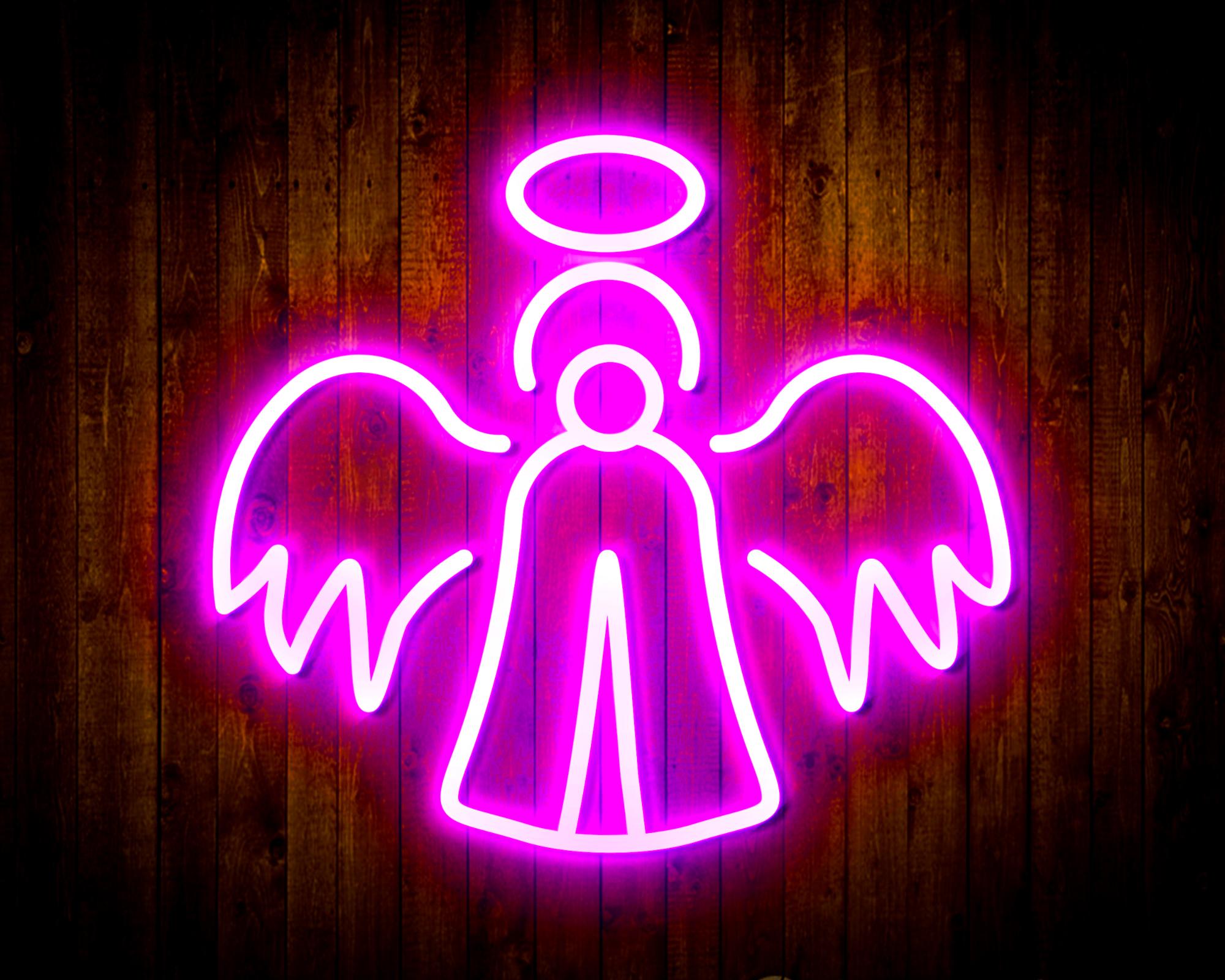 Angel LED Neon Sign Wall Light