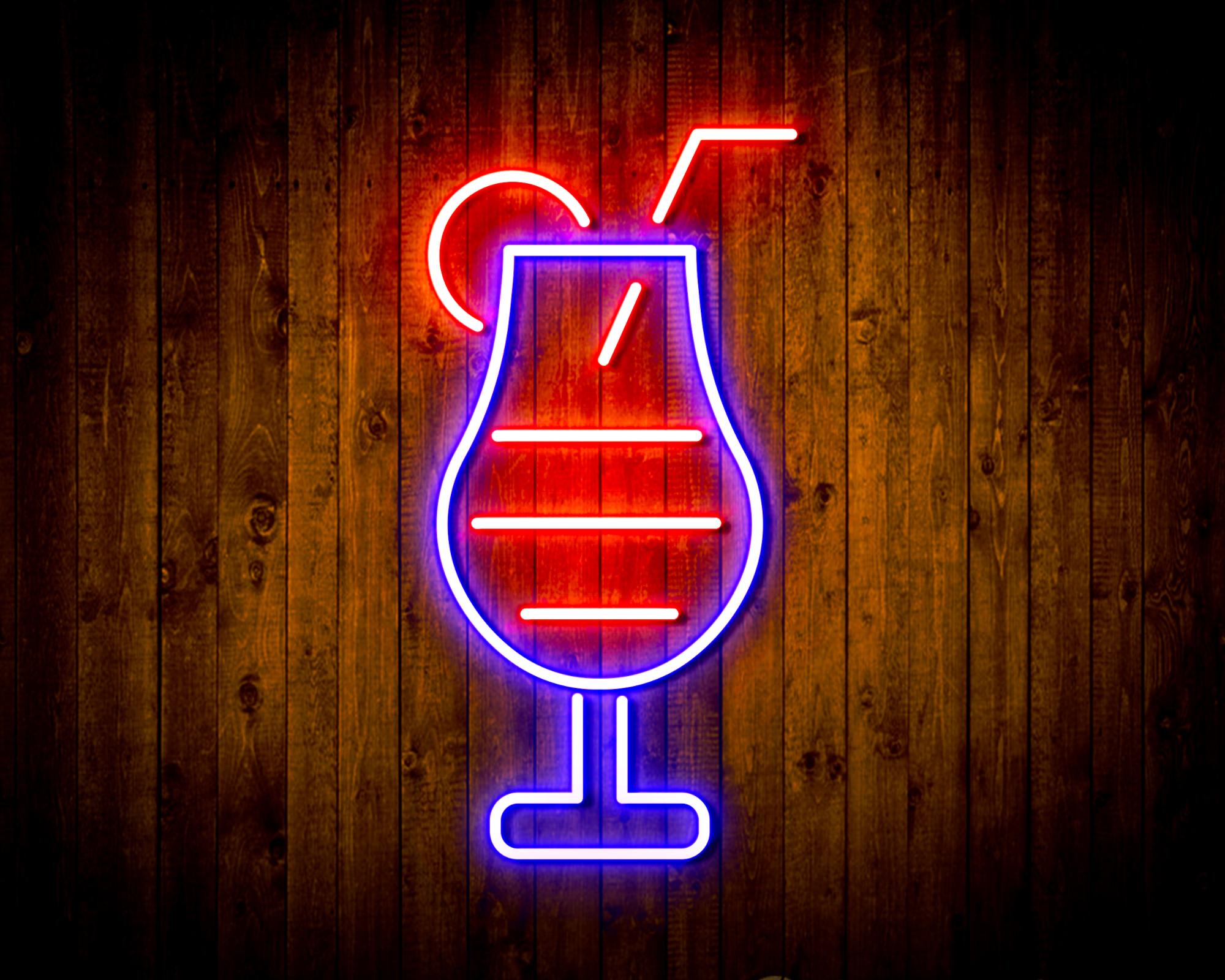 Cocktail Drinks LED Neon Sign Wall Light